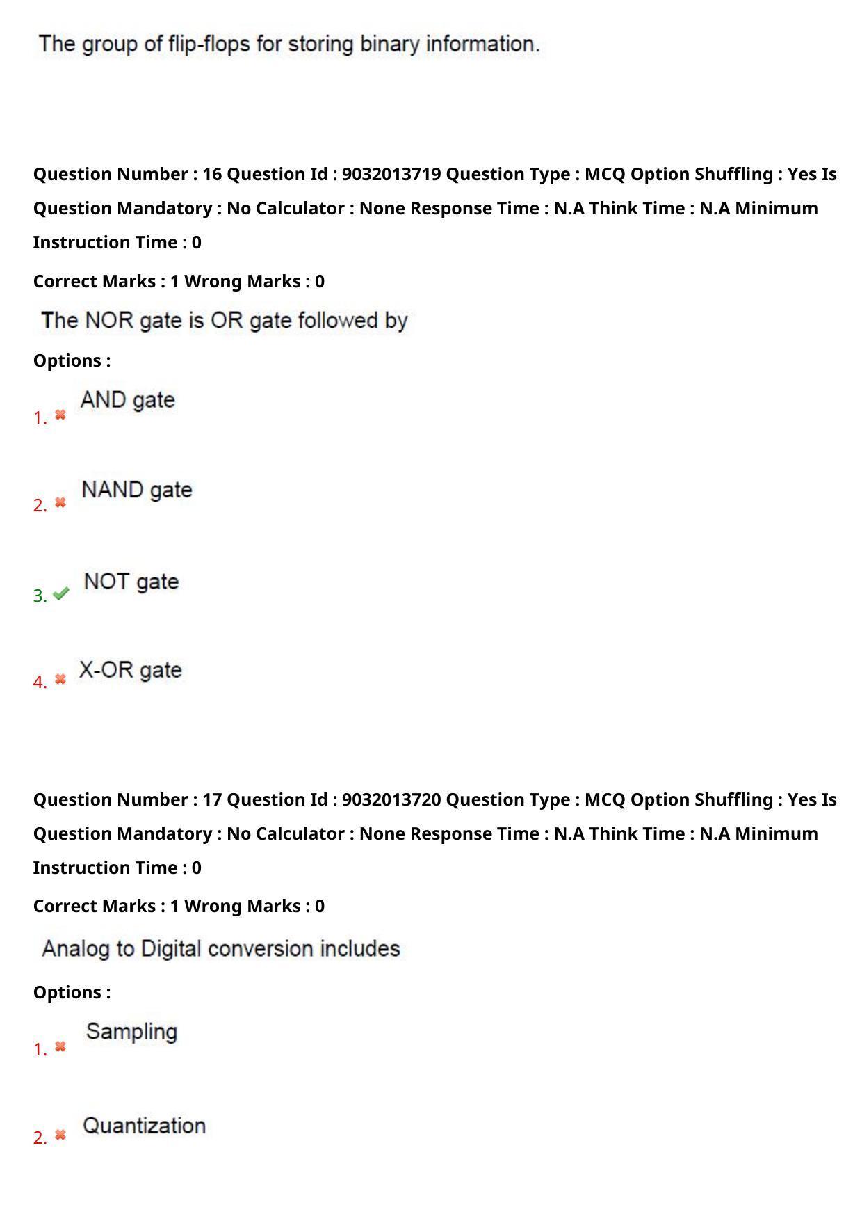 TS CPGET 2022 M.Sc Electronics Question Paper with Answer Key - Page 11