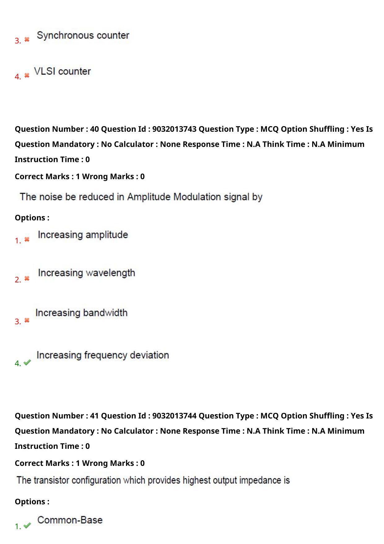 TS CPGET 2022 M.Sc Electronics Question Paper with Answer Key - Page 24