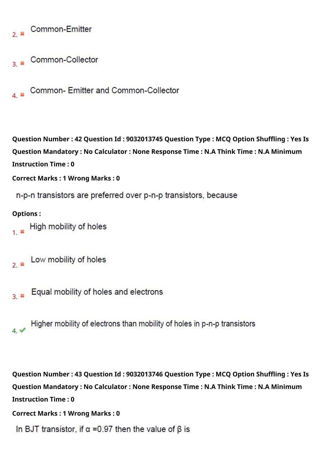 TS CPGET 2022 M.Sc Electronics Question Paper with Answer Key - Page 25