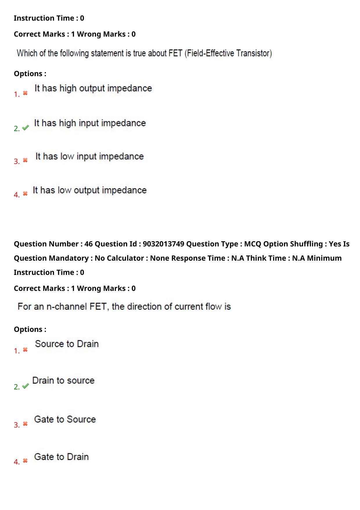 TS CPGET 2022 M.Sc Electronics Question Paper with Answer Key - Page 27