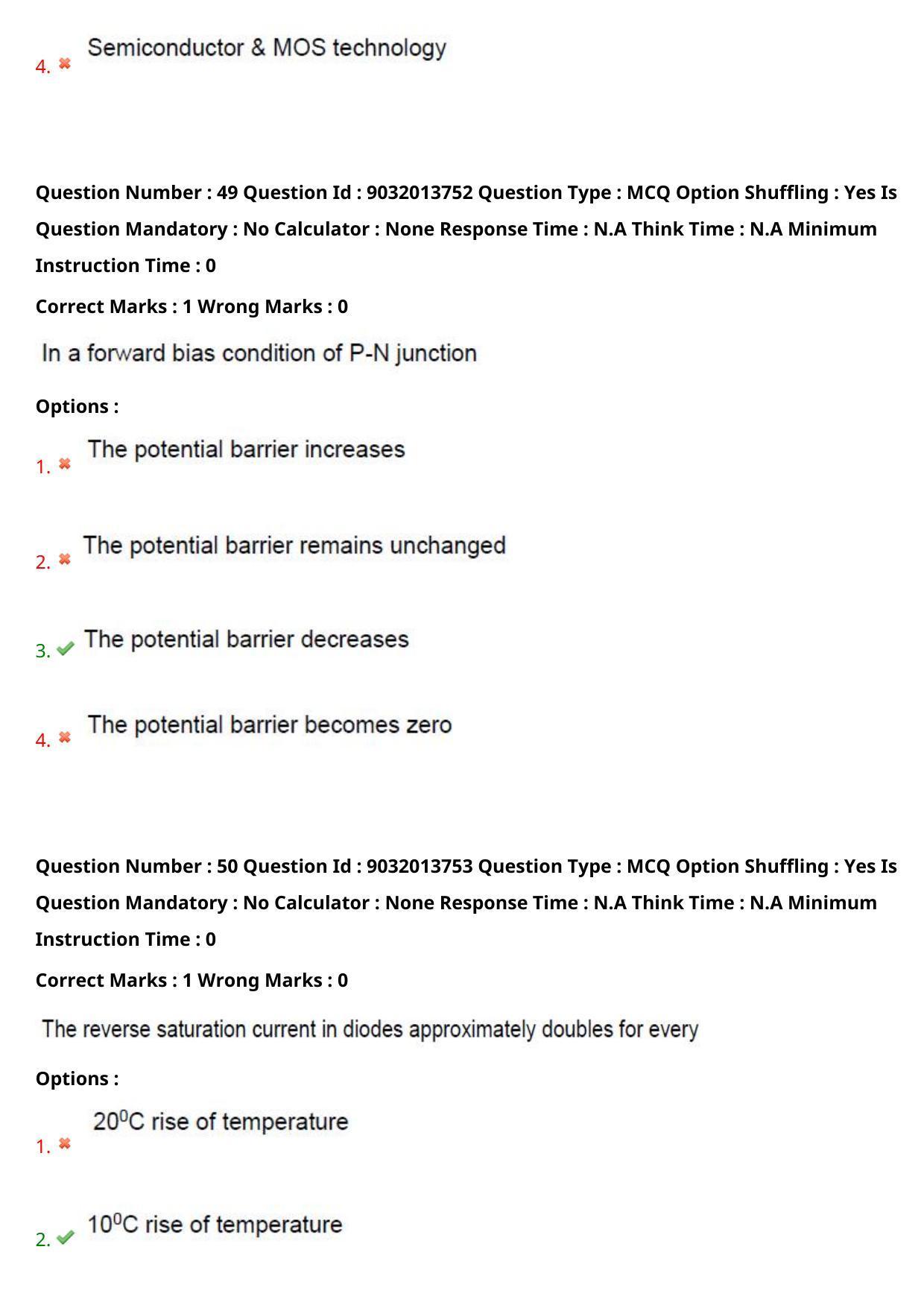 TS CPGET 2022 M.Sc Electronics Question Paper with Answer Key - Page 29