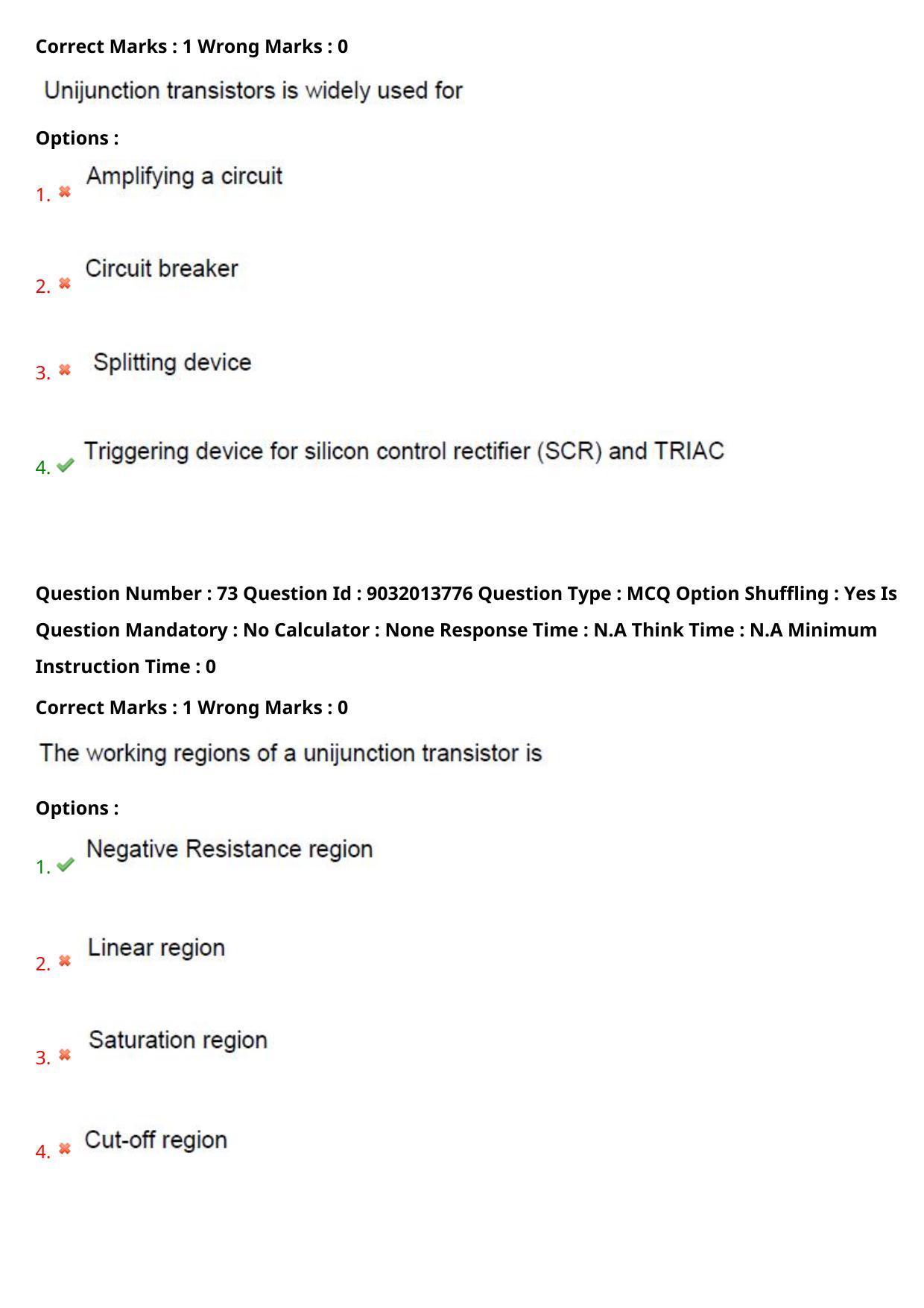 TS CPGET 2022 M.Sc Electronics Question Paper with Answer Key - Page 42