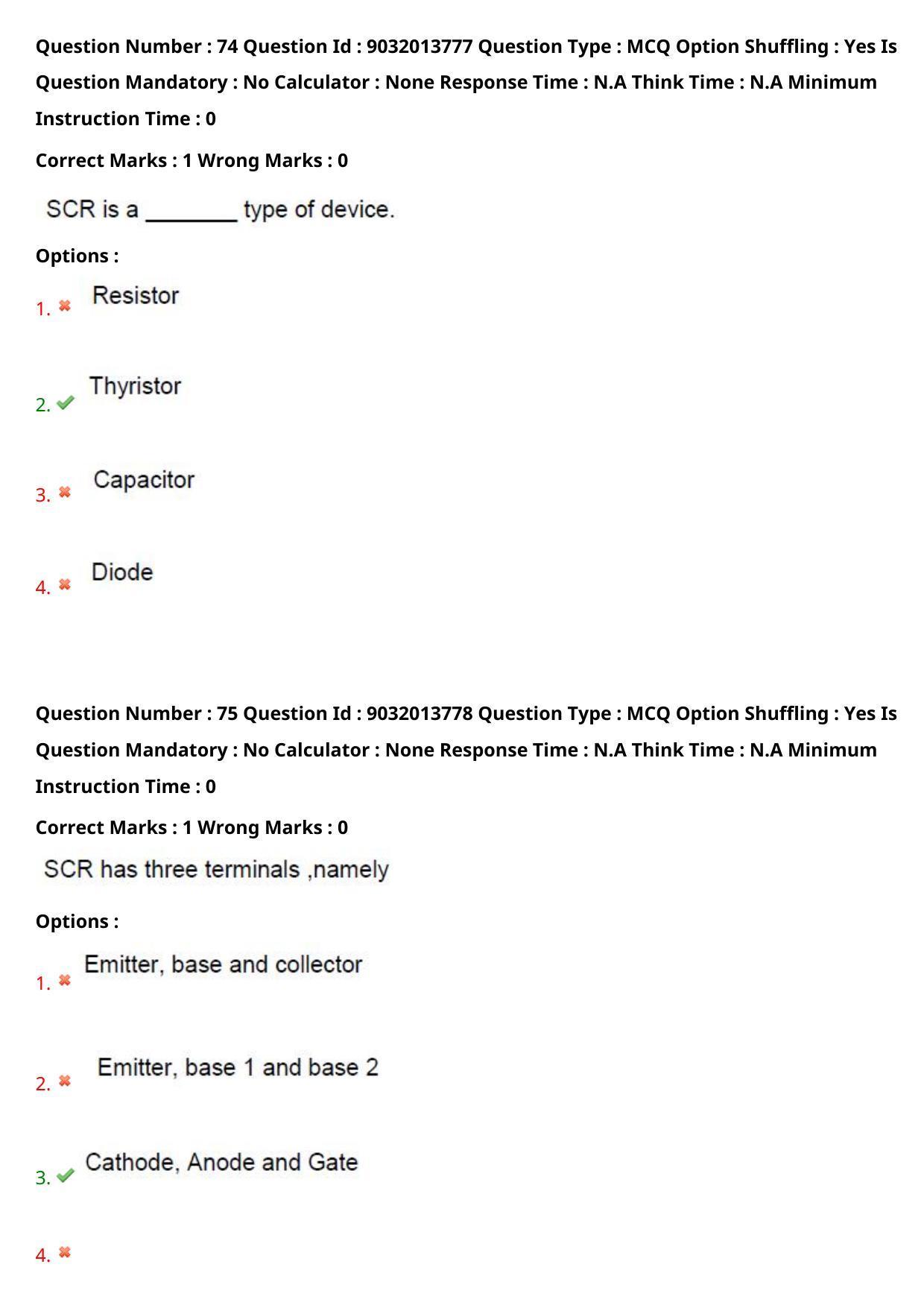 TS CPGET 2022 M.Sc Electronics Question Paper with Answer Key - Page 43