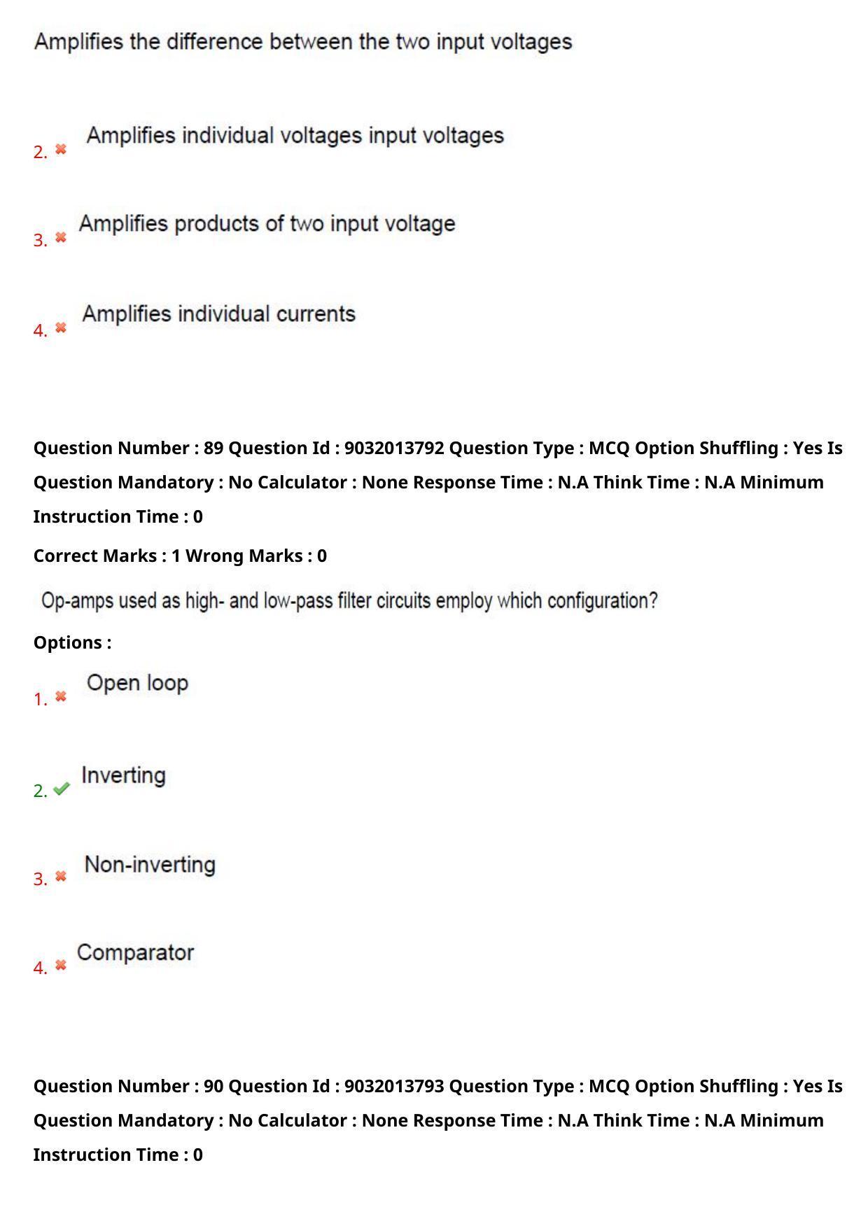 TS CPGET 2022 M.Sc Electronics Question Paper with Answer Key - Page 51