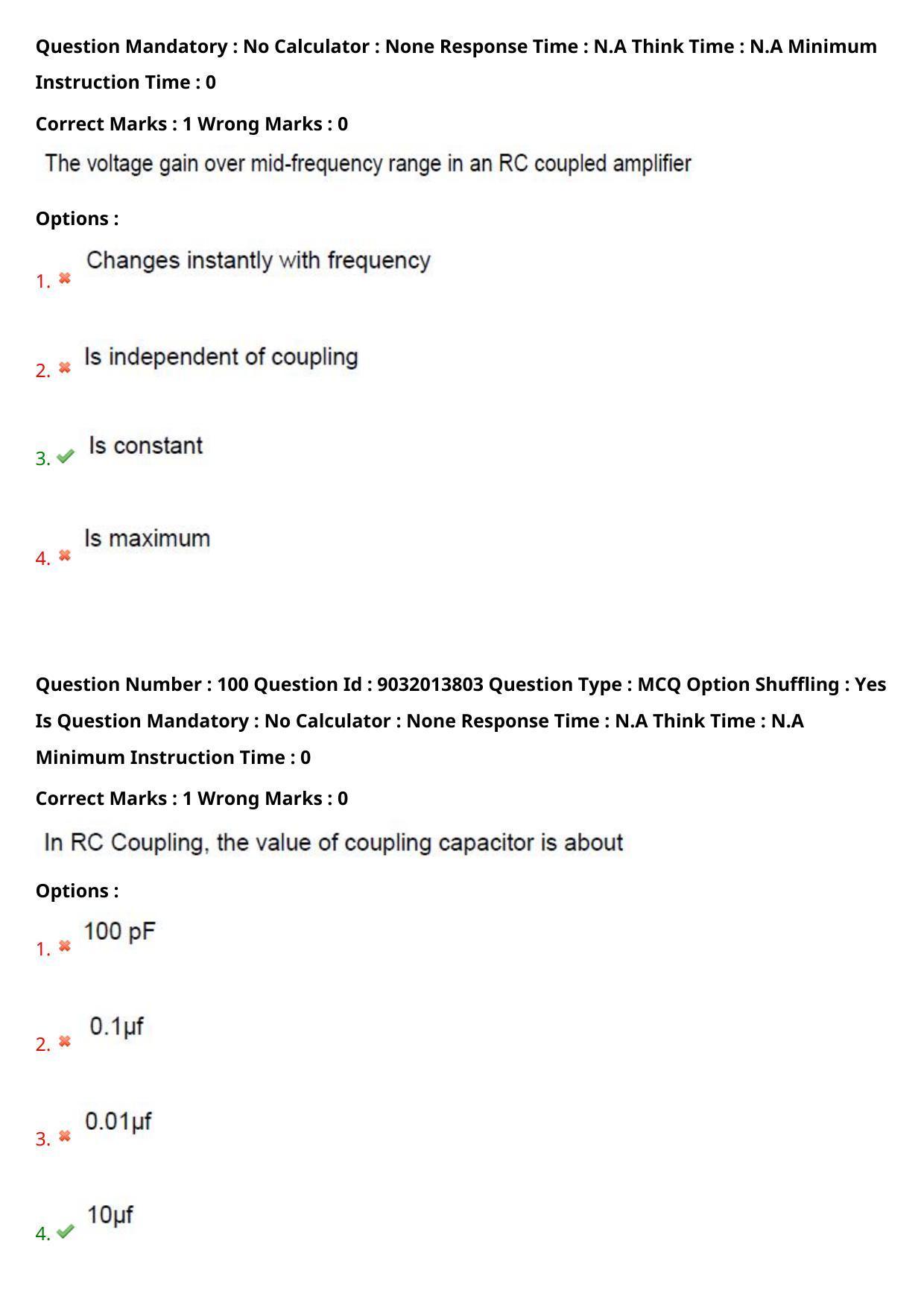 TS CPGET 2022 M.Sc Electronics Question Paper with Answer Key - Page 57