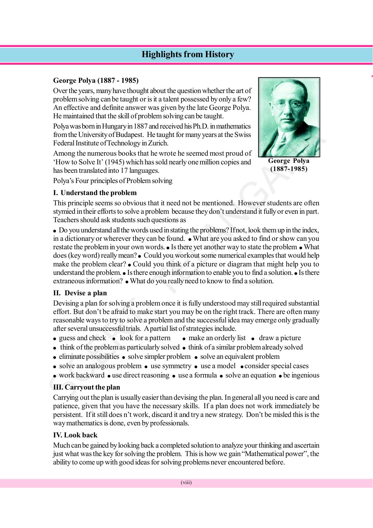 TS SCERT Class 8 Maths (English Medium) Text Book - Page 10