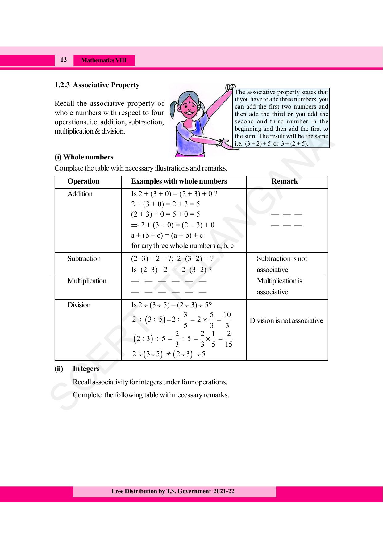 TS SCERT Class 8 Maths (English Medium) Text Book - Page 24