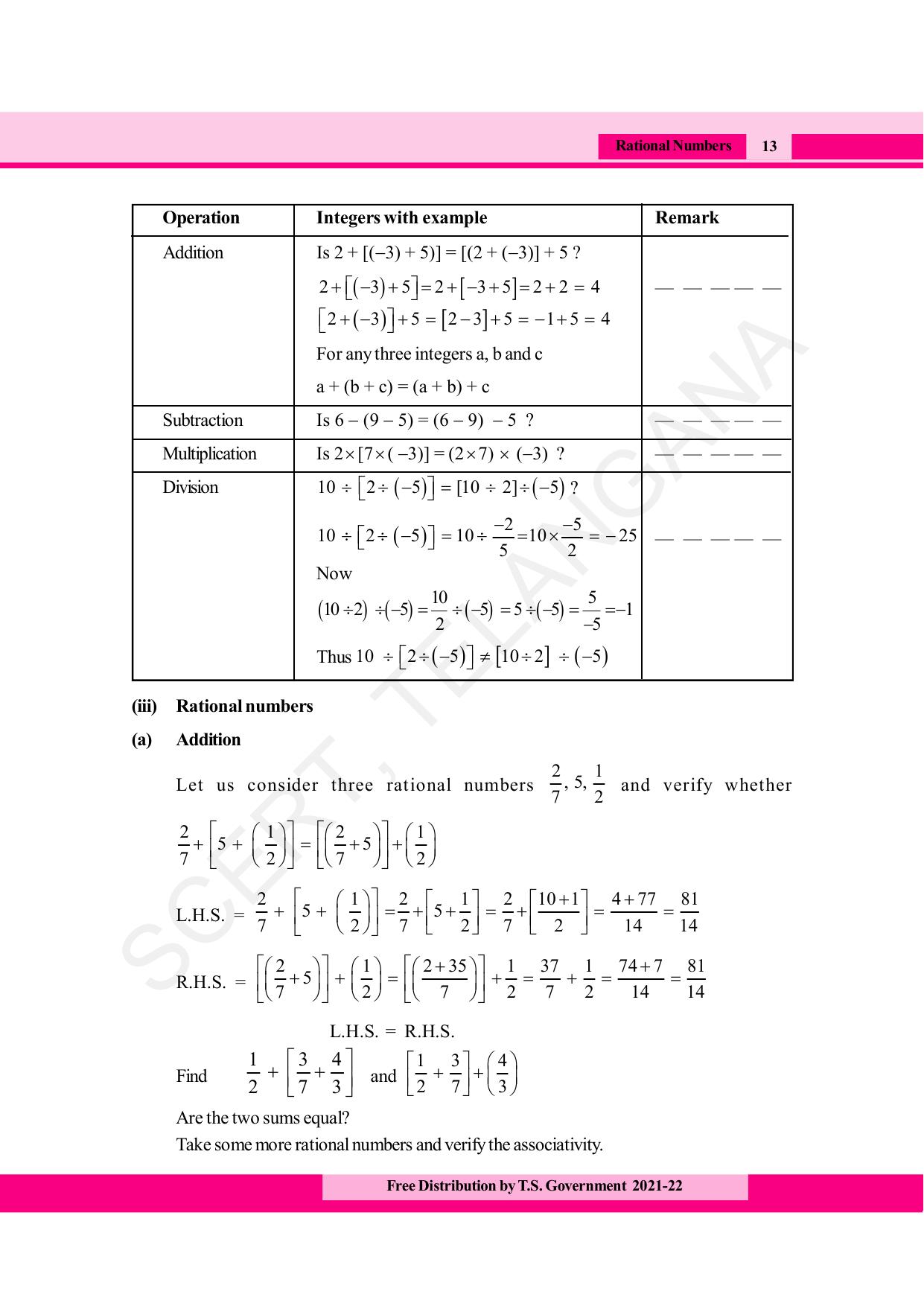 TS SCERT Class 8 Maths (English Medium) Text Book - Page 25