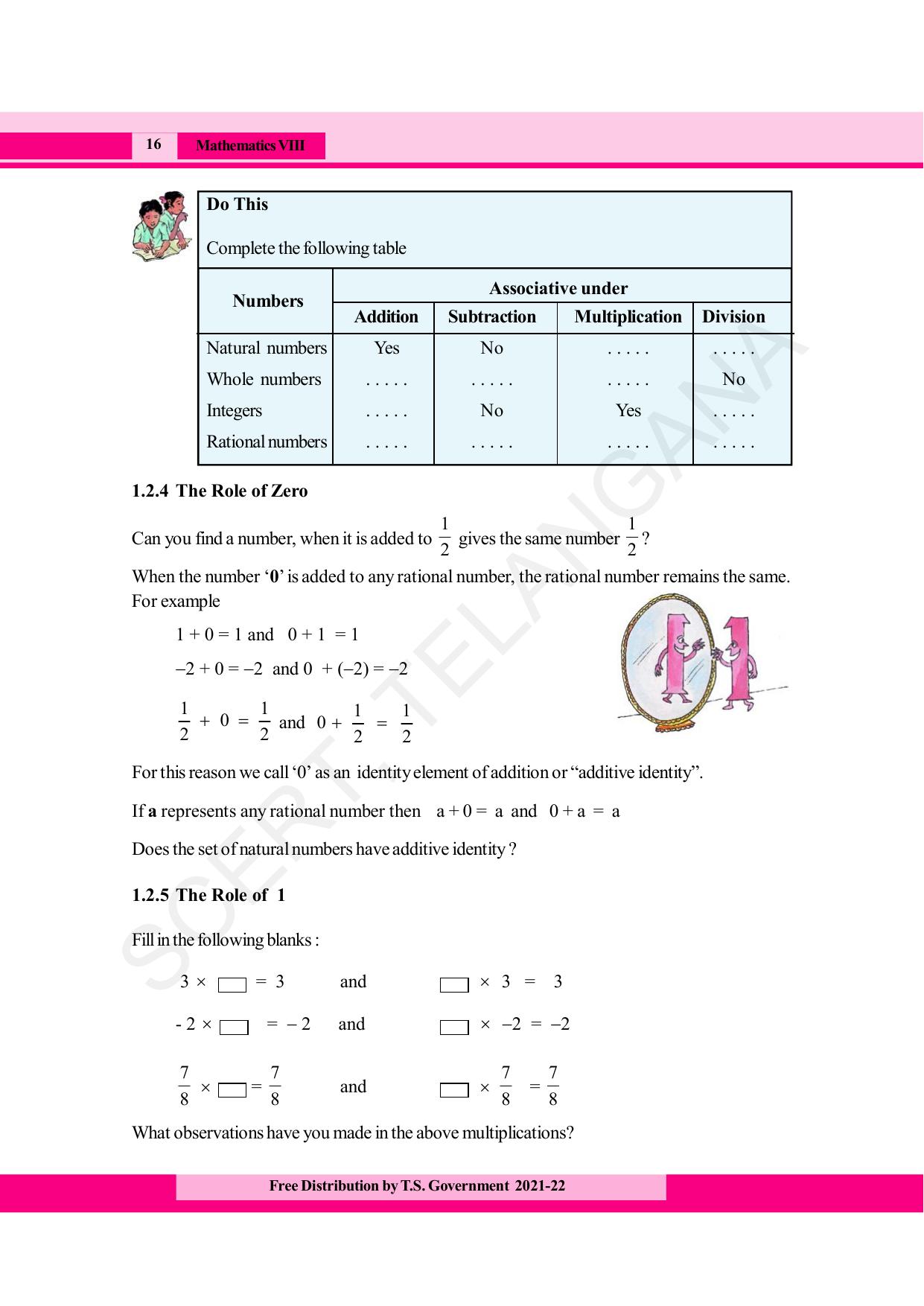 TS SCERT Class 8 Maths (English Medium) Text Book - Page 28