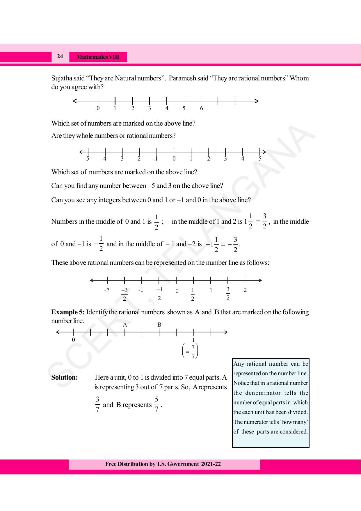 TS SCERT Class 8 Maths (English Medium) Text Book - Page 36