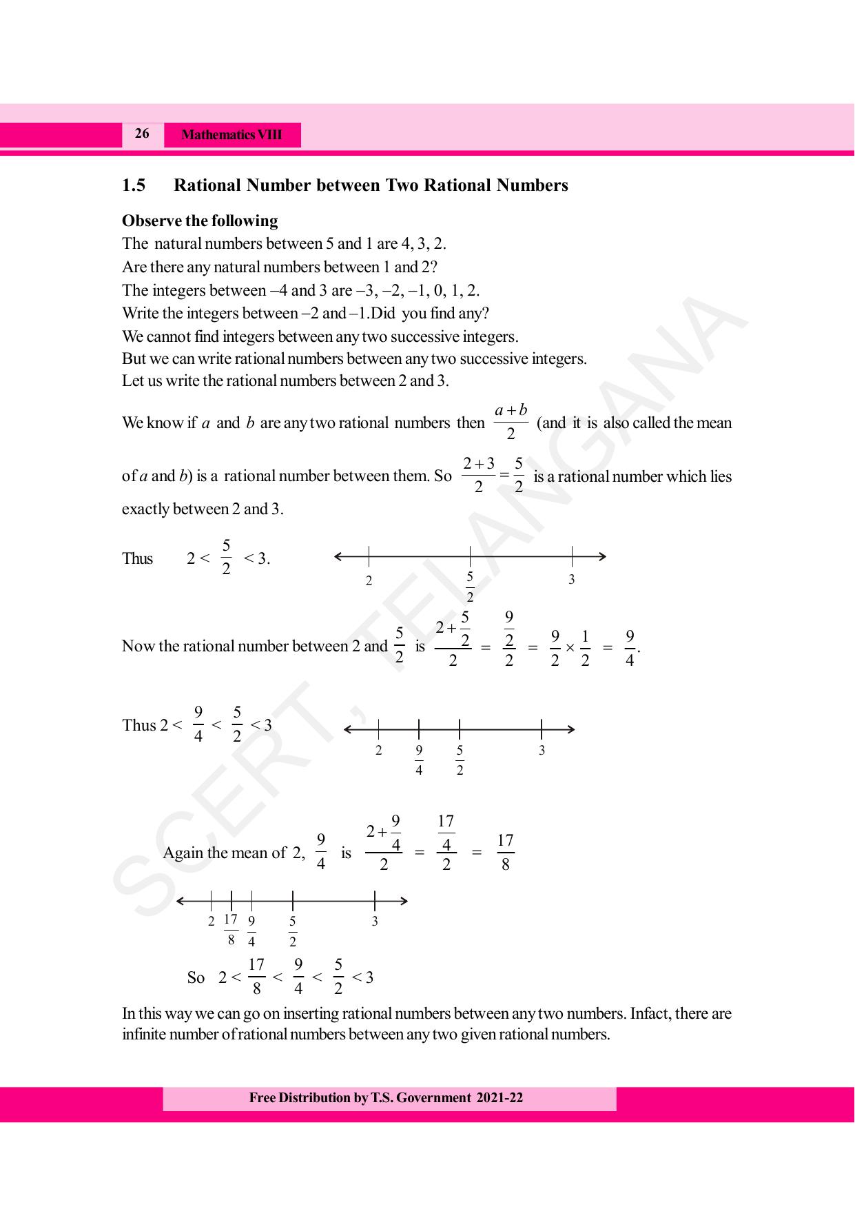 TS SCERT Class 8 Maths (English Medium) Text Book - Page 38