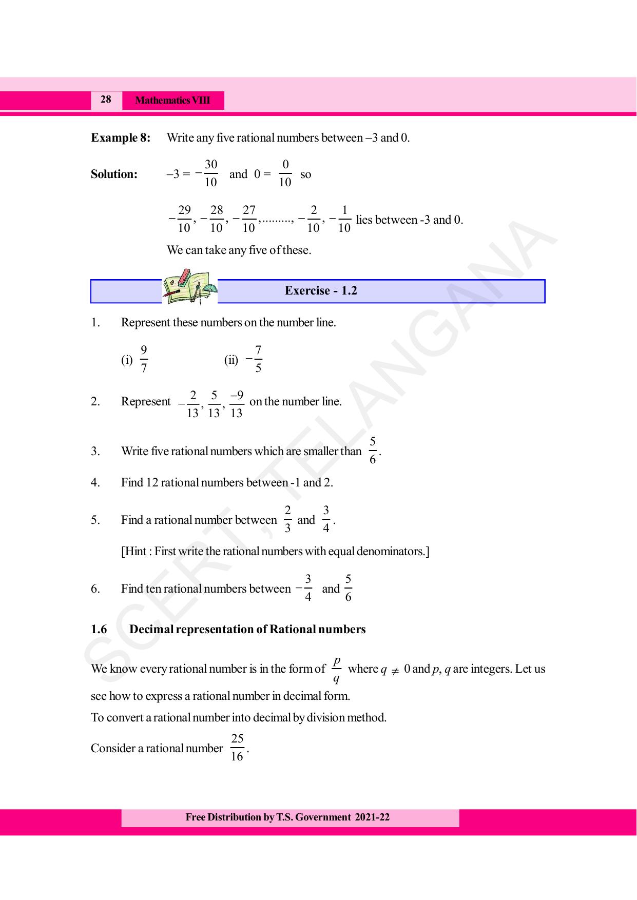 TS SCERT Class 8 Maths (English Medium) Text Book - Page 40