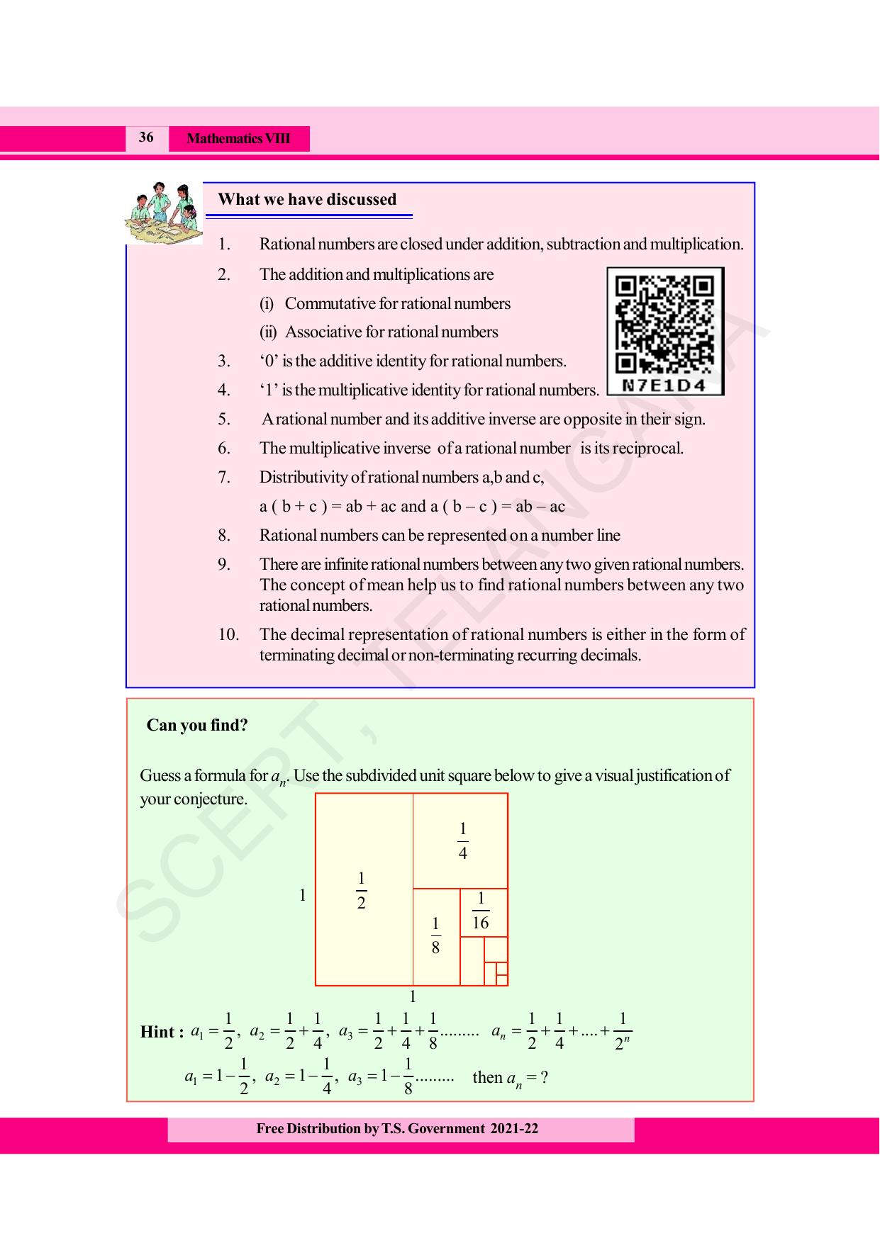 TS SCERT Class 8 Maths (English Medium) Text Book - Page 48