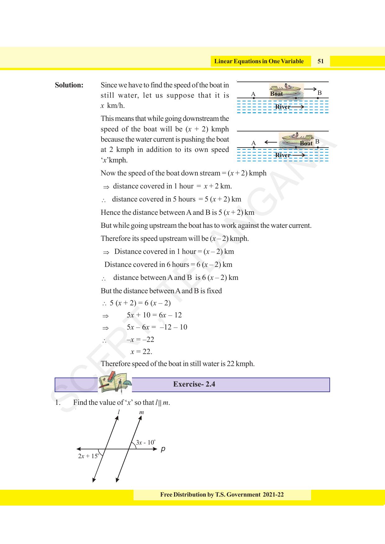 TS SCERT Class 8 Maths (English Medium) Text Book - Page 63