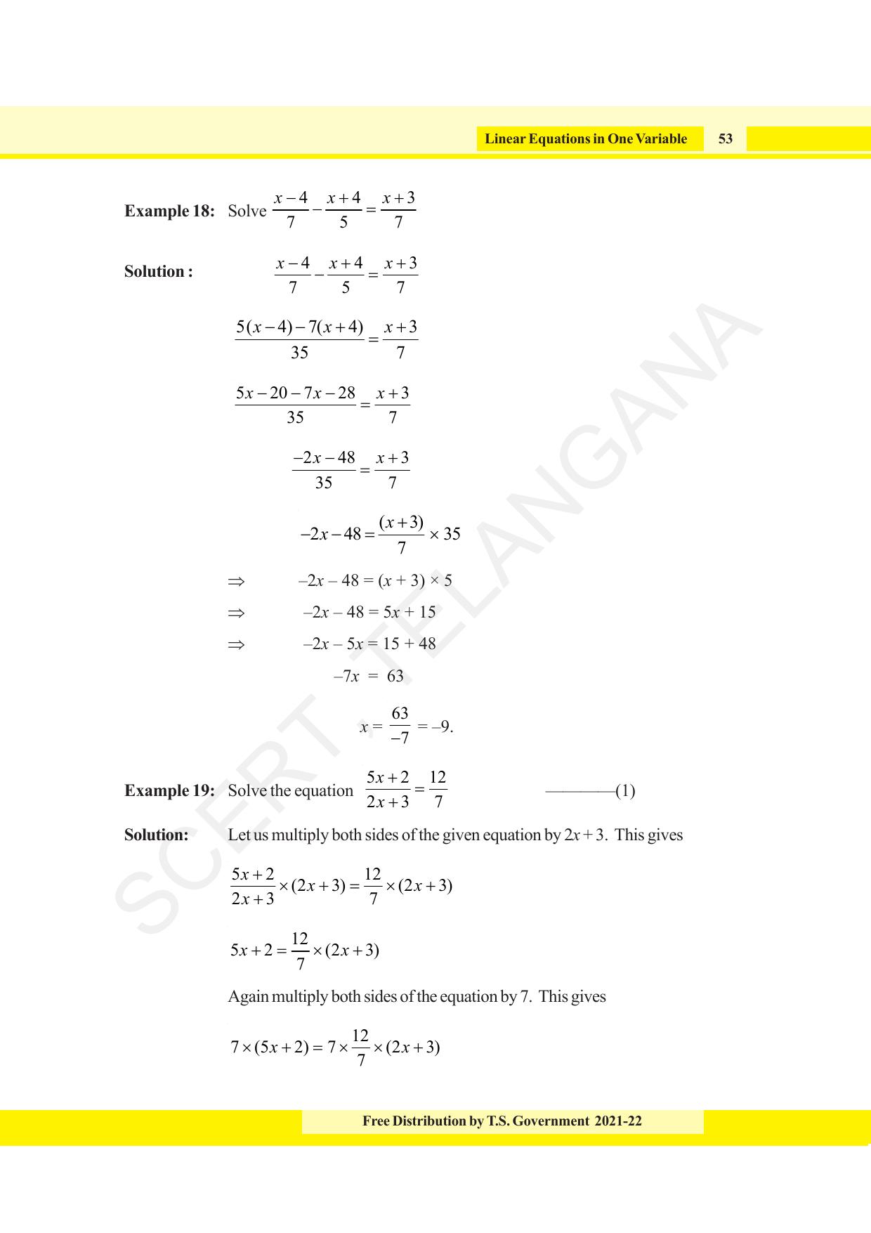 TS SCERT Class 8 Maths (English Medium) Text Book - Page 65