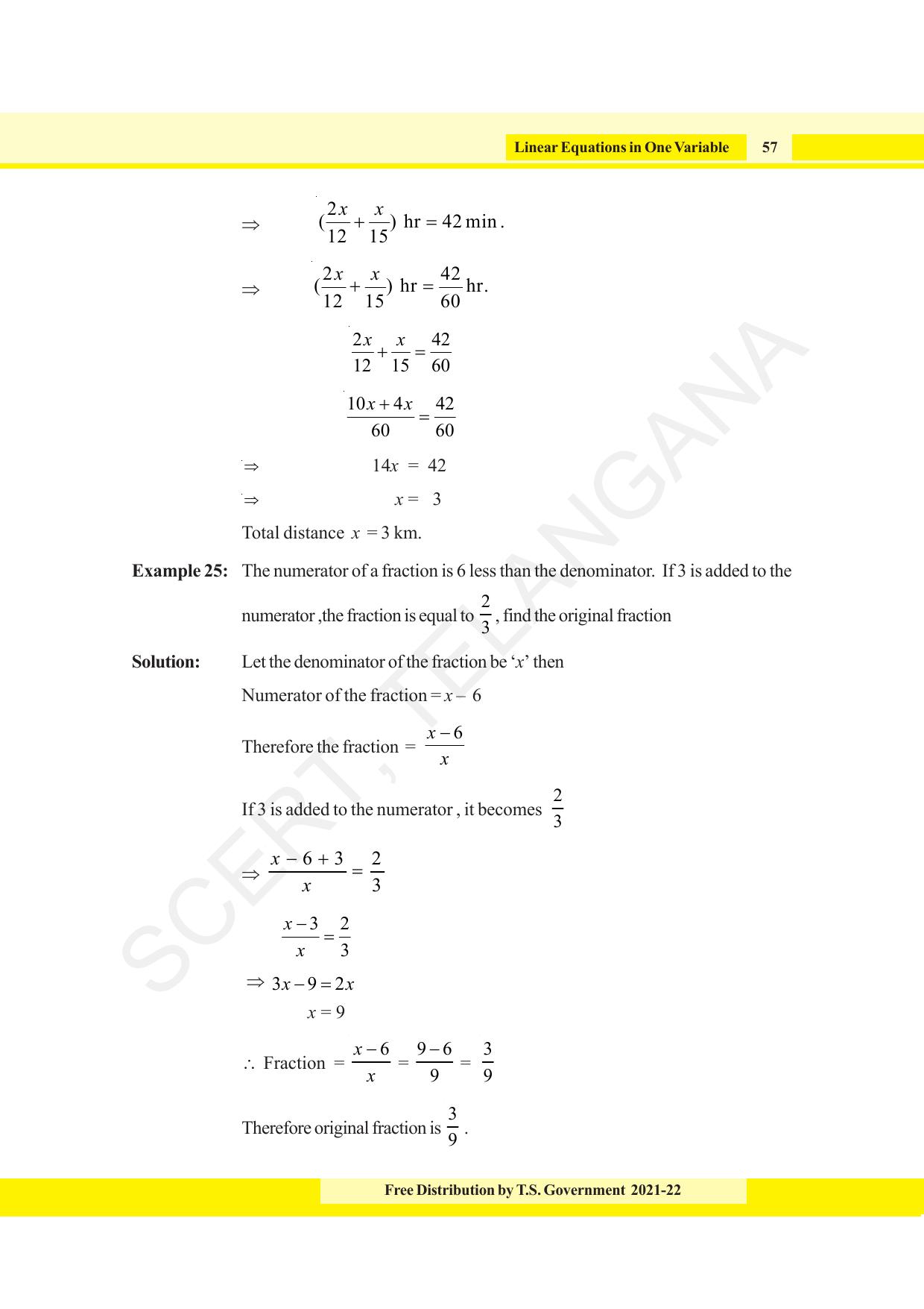 TS SCERT Class 8 Maths (English Medium) Text Book - Page 69