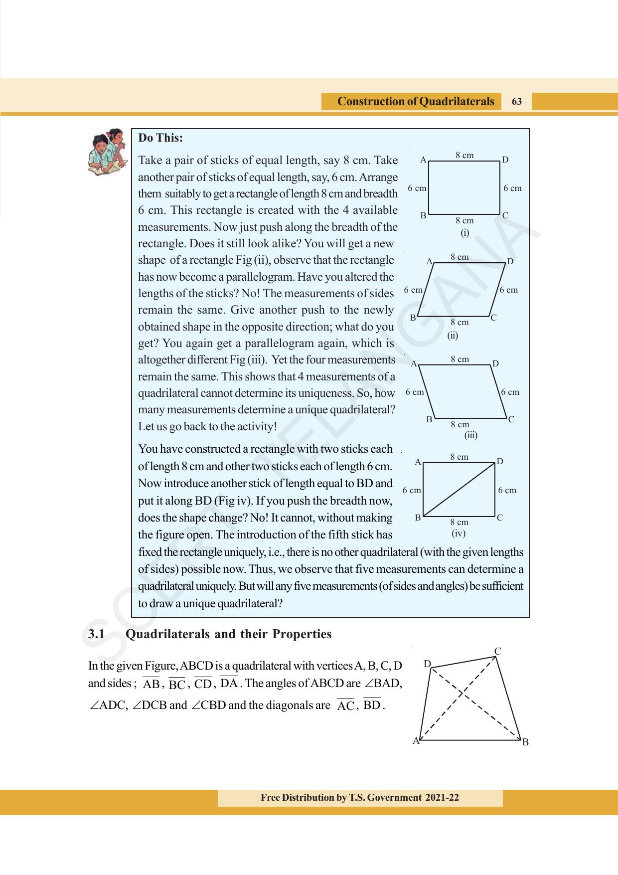 TS SCERT Class 8 Maths (English Medium) Text Book - Page 75