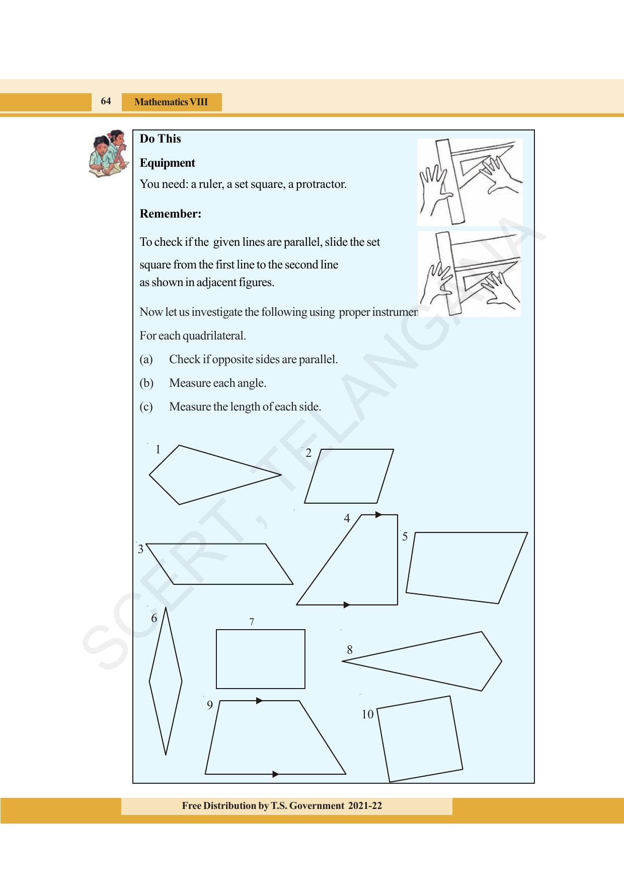 TS SCERT Class 8 Maths (English Medium) Text Book - Page 76