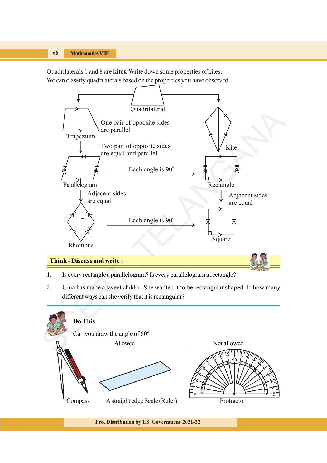 TS SCERT Class 8 Maths (English Medium) Text Book - Page 78