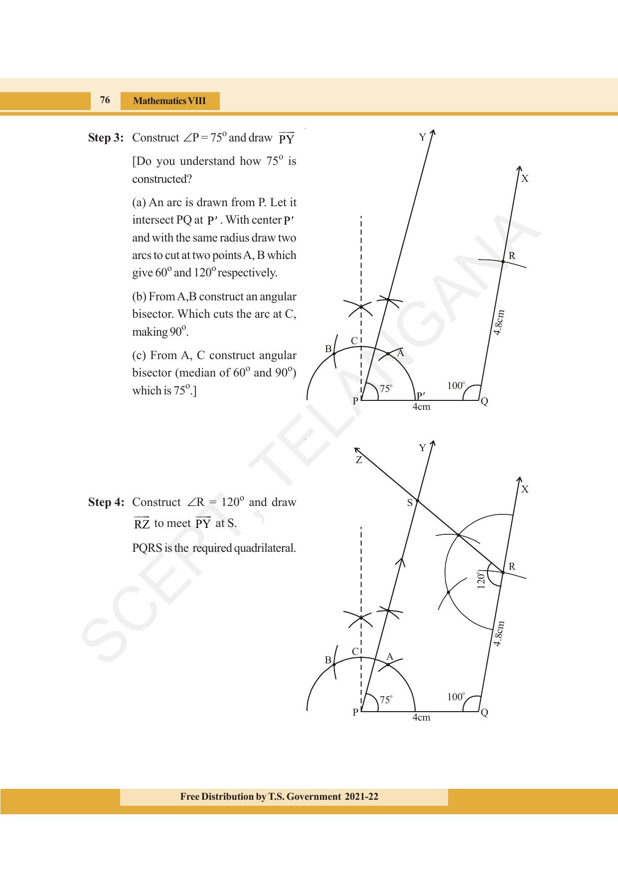 TS SCERT Class 8 Maths (English Medium) Text Book - Page 88