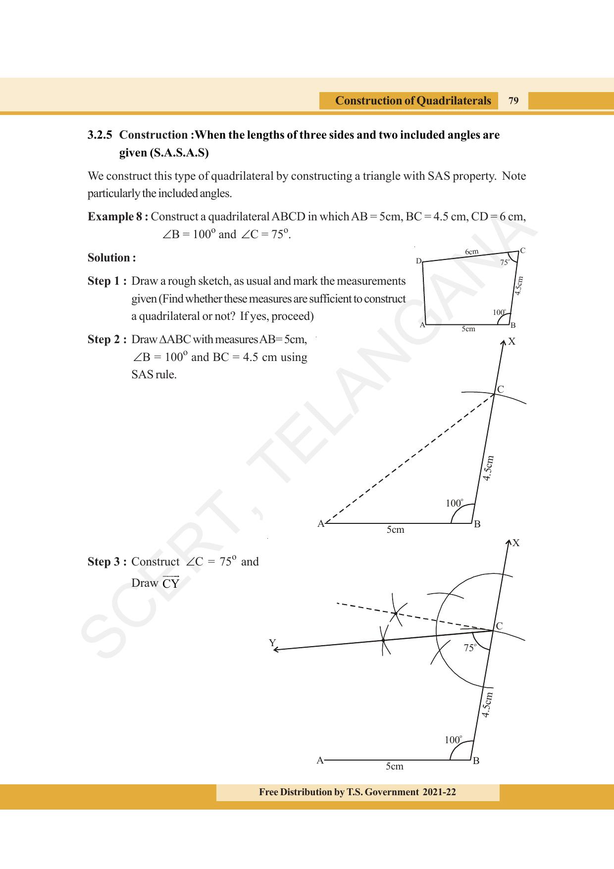 TS SCERT Class 8 Maths (English Medium) Text Book - Page 91