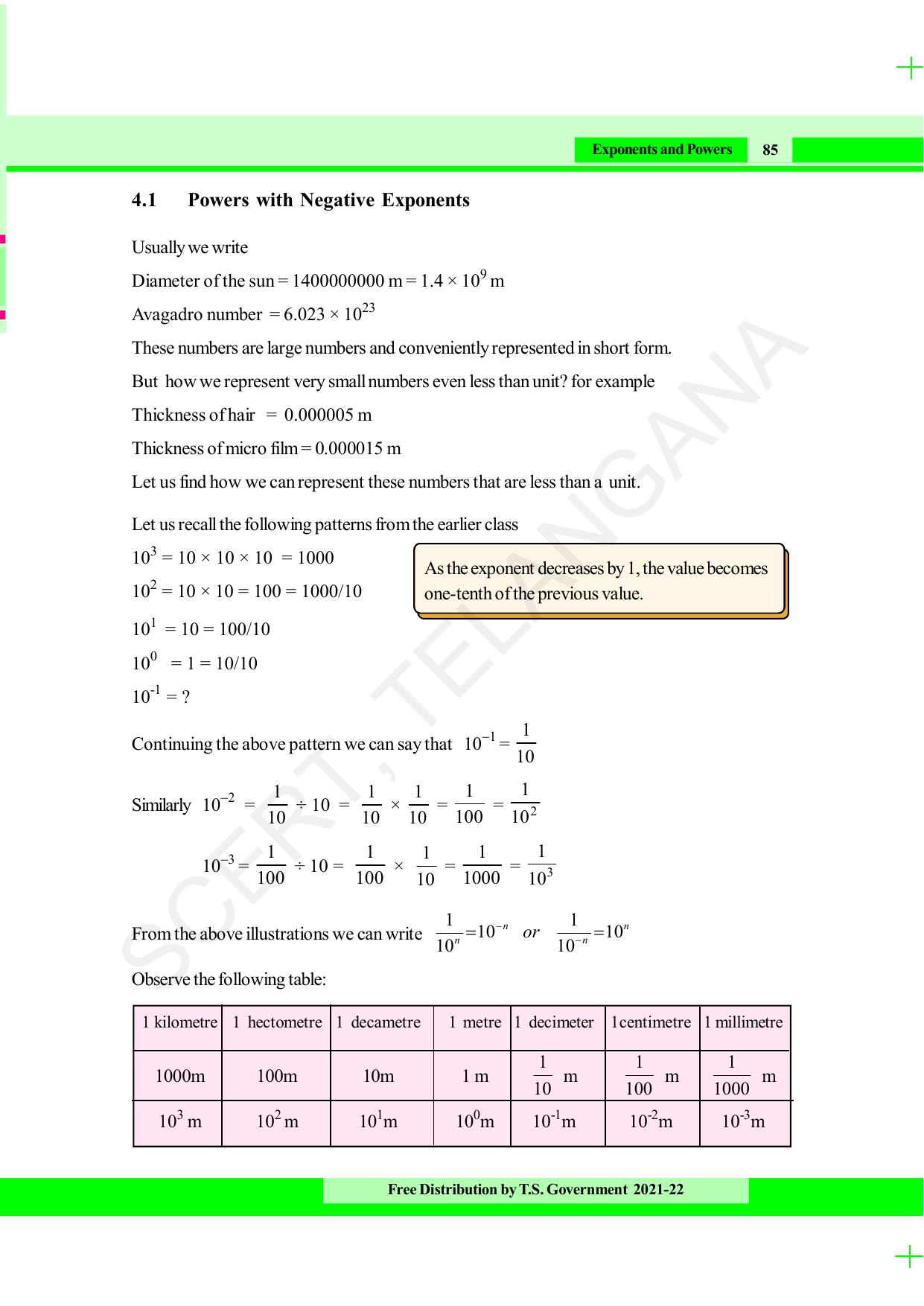 TS SCERT Class 8 Maths (English Medium) Text Book - Page 97