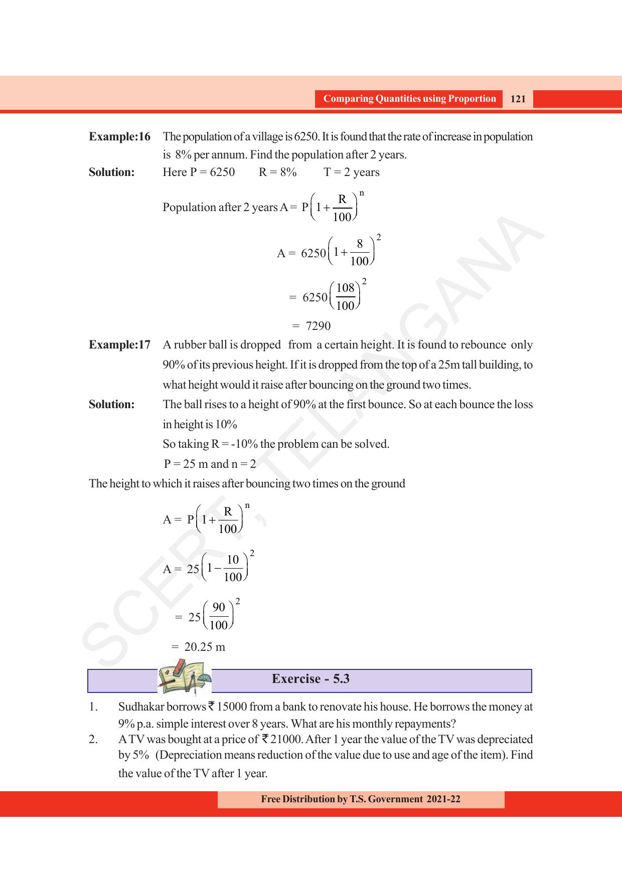 TS SCERT Class 8 Maths (English Medium) Text Book - Page 133