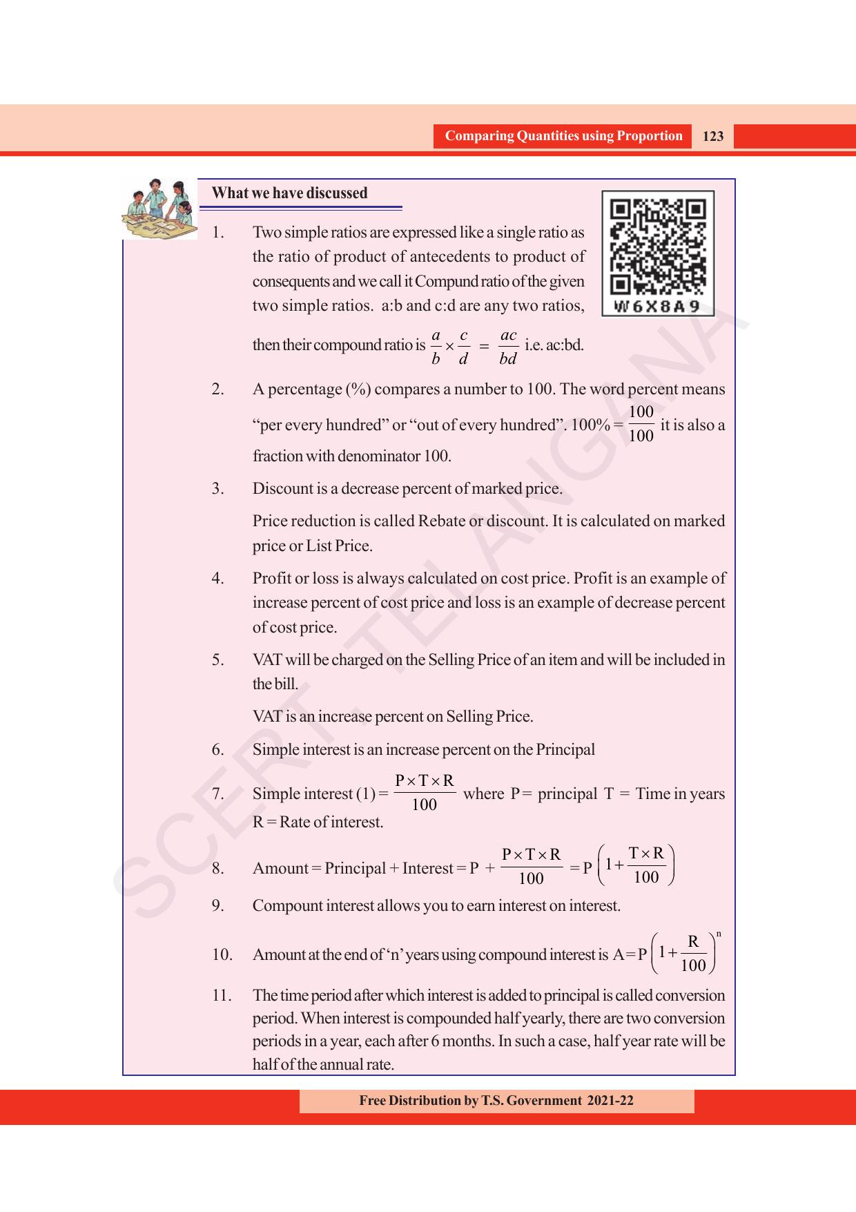 TS SCERT Class 8 Maths (English Medium) Text Book - Page 135