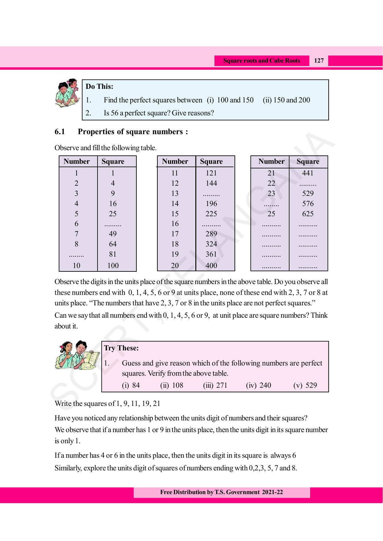 TS SCERT Class 8 Maths (English Medium) Text Book - Page 139