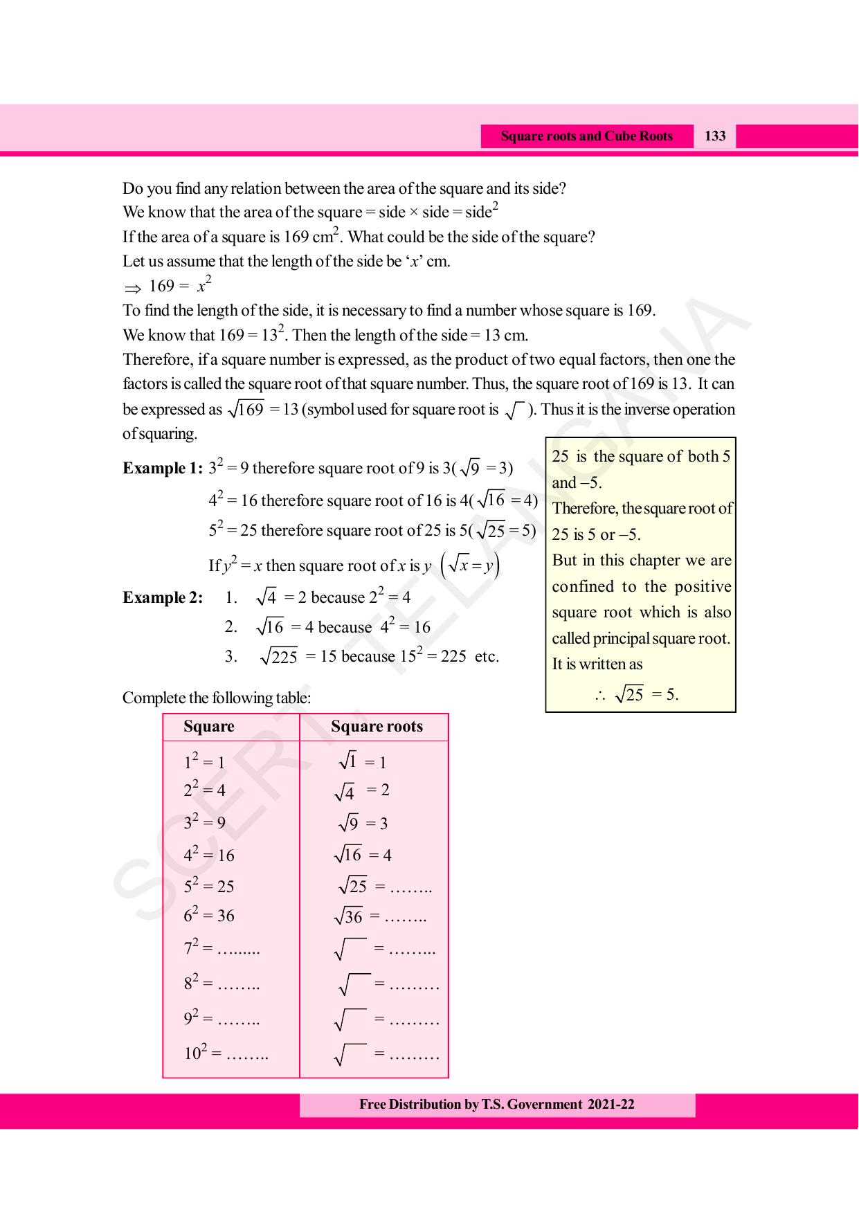 TS SCERT Class 8 Maths (English Medium) Text Book - Page 145