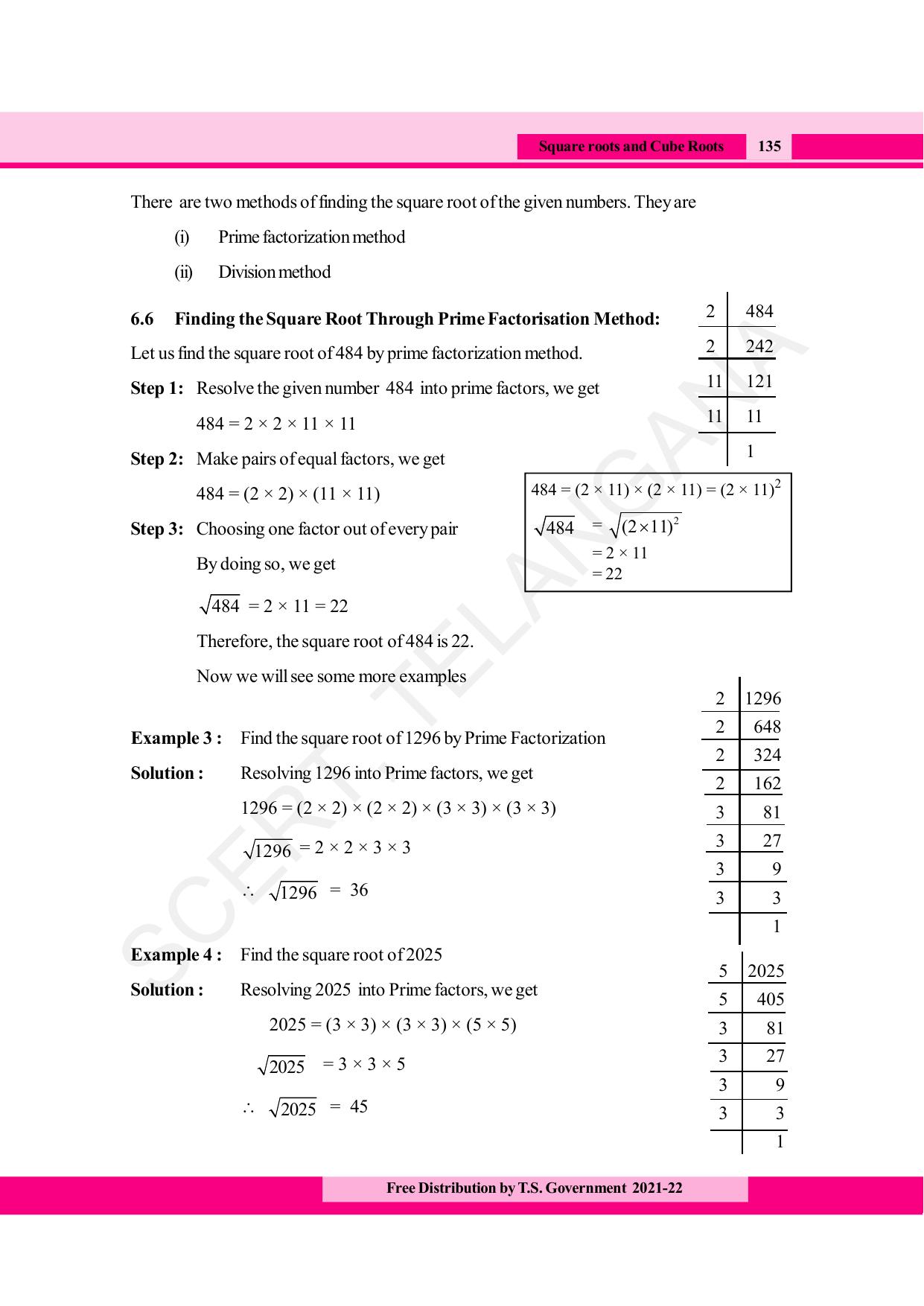 TS SCERT Class 8 Maths (English Medium) Text Book - Page 147