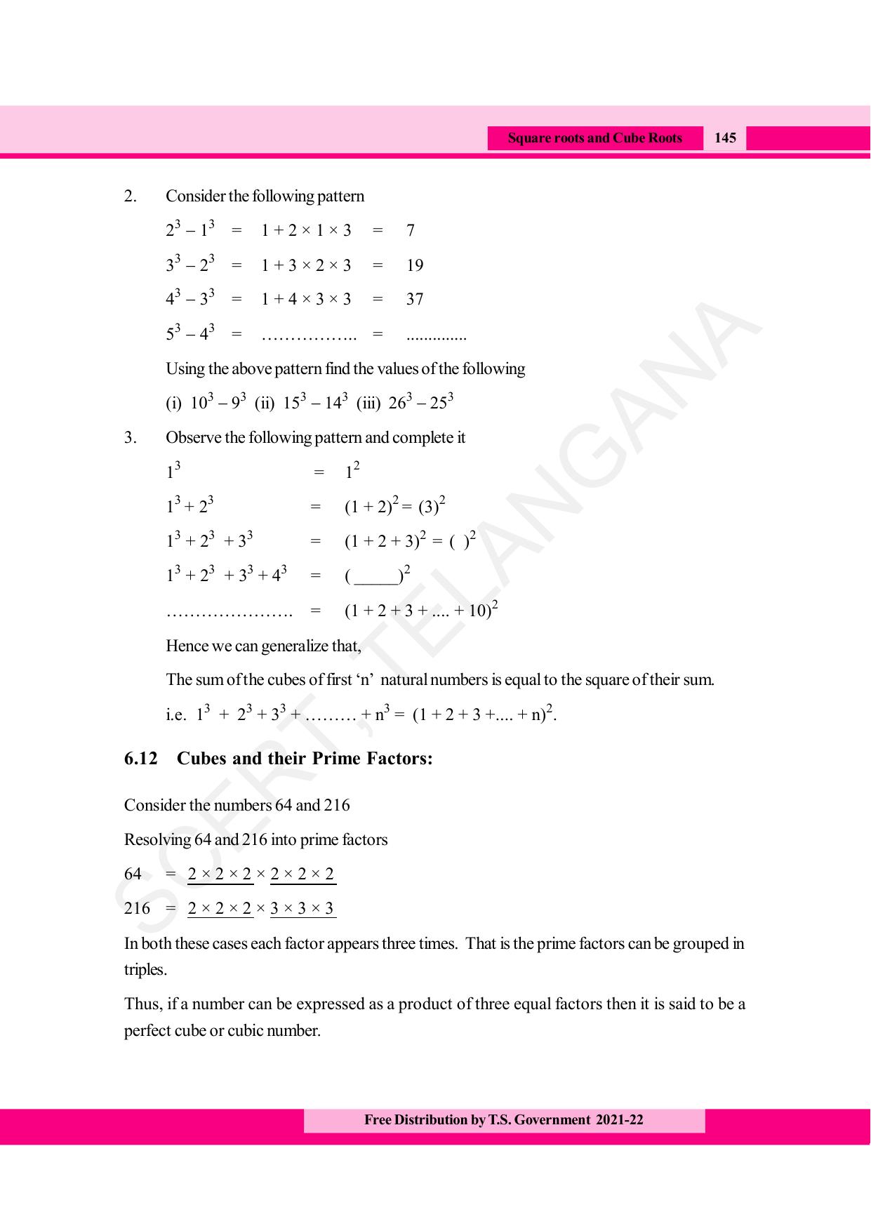 TS SCERT Class 8 Maths (English Medium) Text Book - Page 157