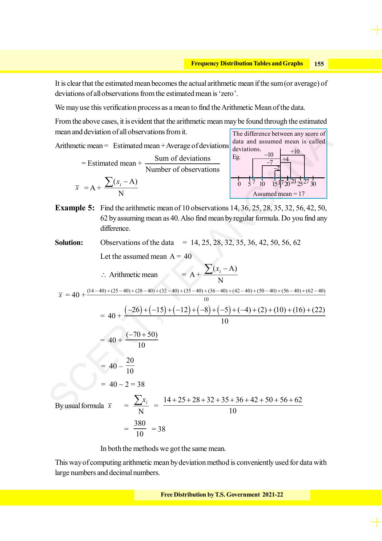TS SCERT Class 8 Maths (English Medium) Text Book - Page 167