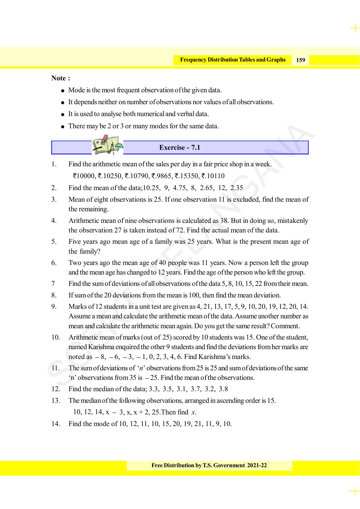 TS SCERT Class 8 Maths (English Medium) Text Book - Page 171