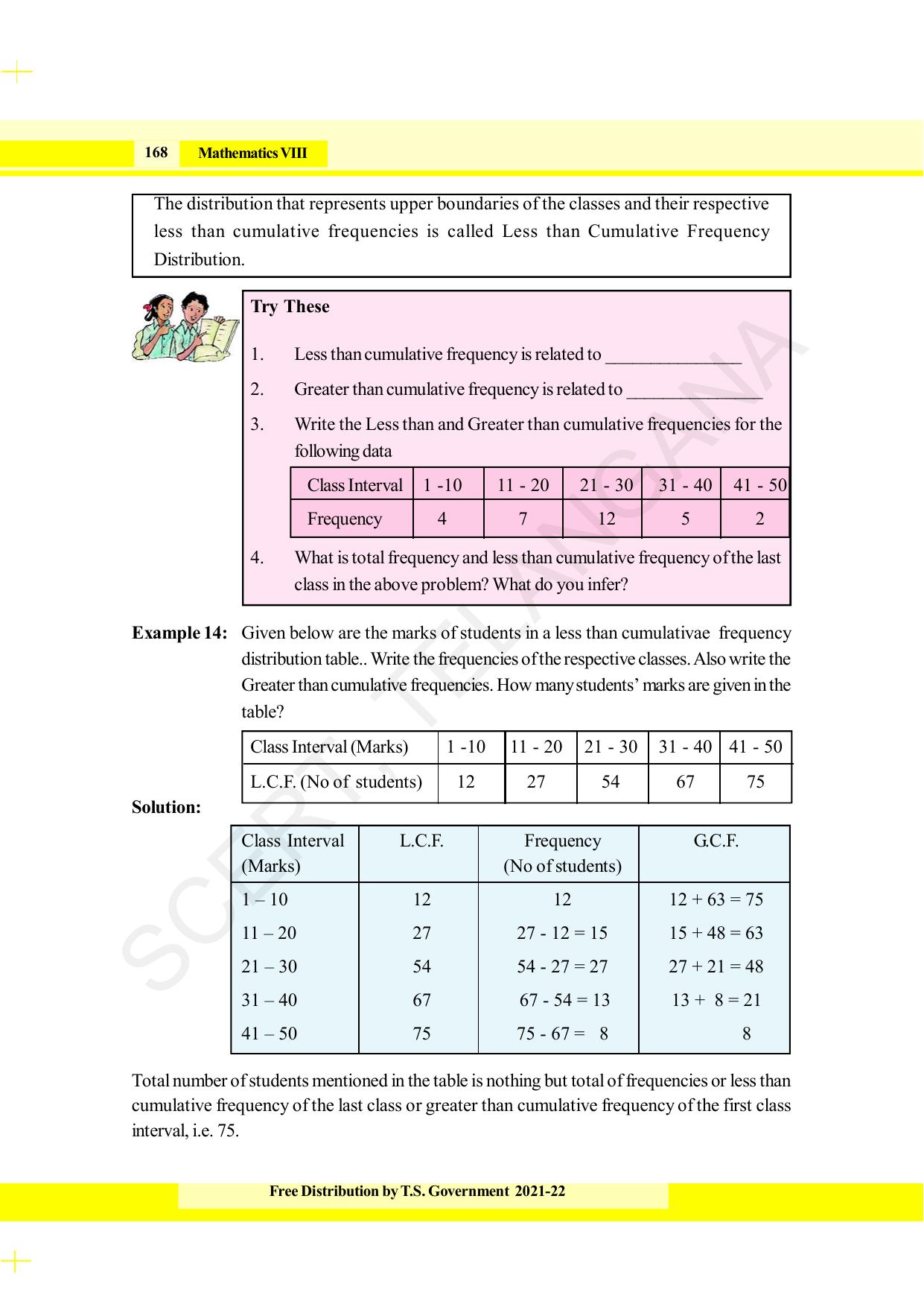 TS SCERT Class 8 Maths (English Medium) Text Book - Page 180