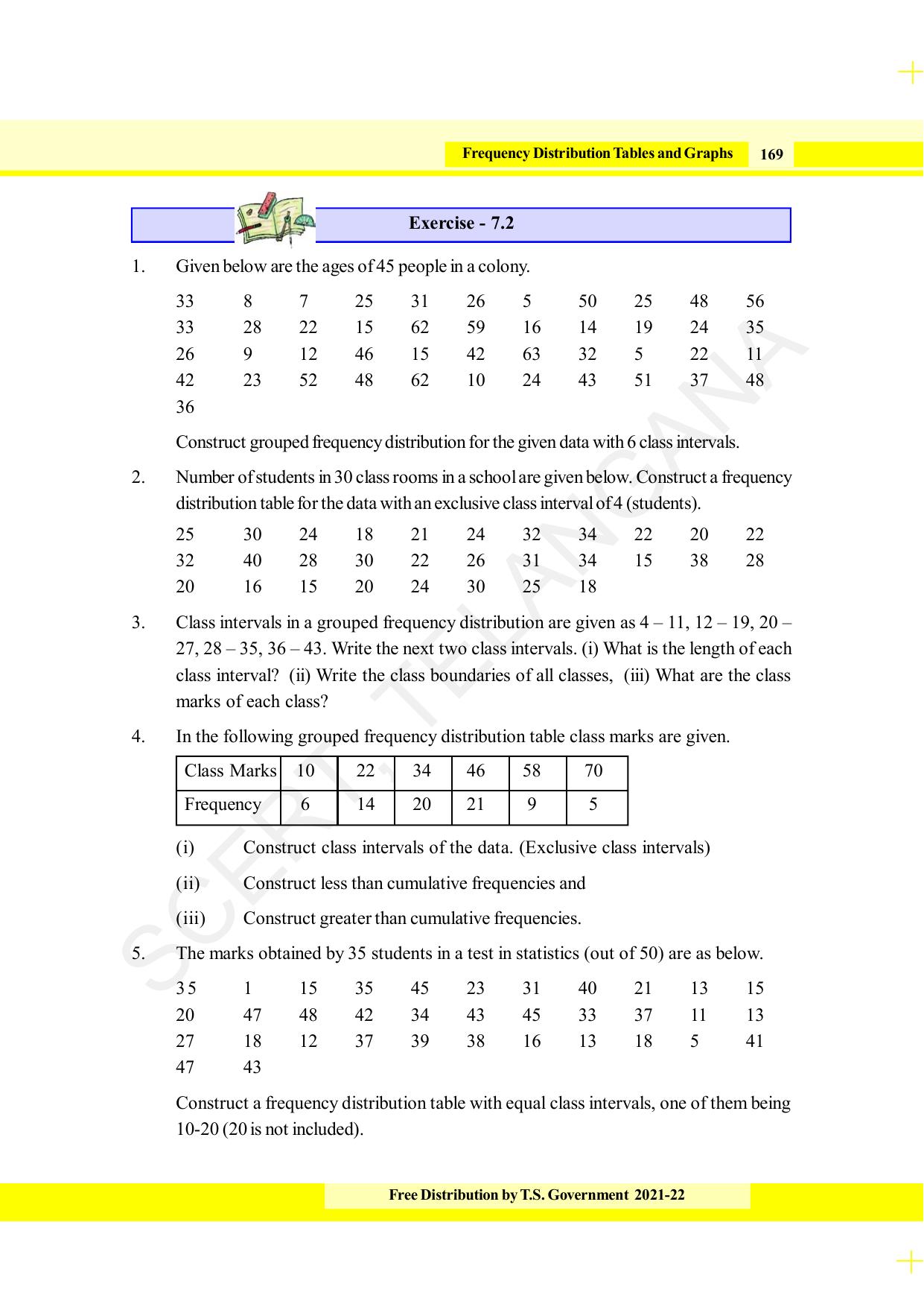 TS SCERT Class 8 Maths (English Medium) Text Book - Page 181