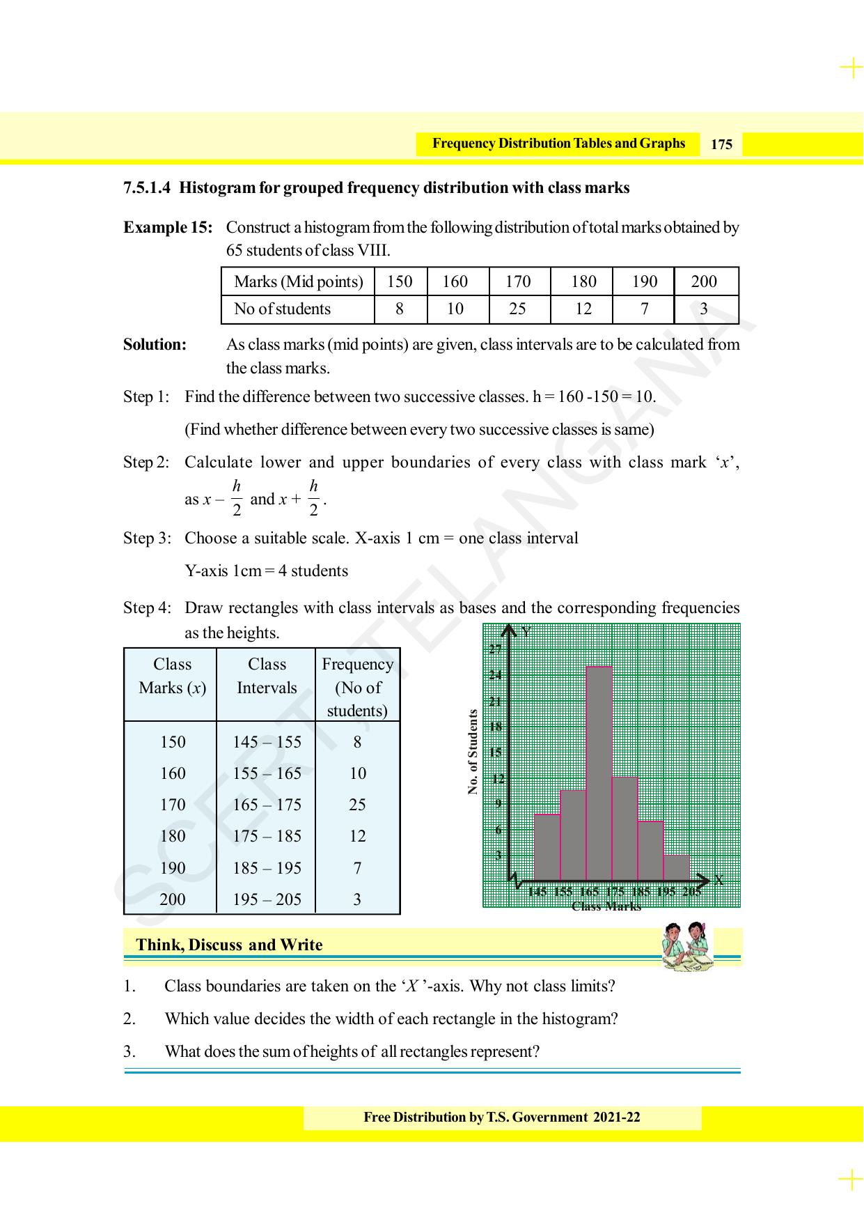 TS SCERT Class 8 Maths (English Medium) Text Book - Page 187