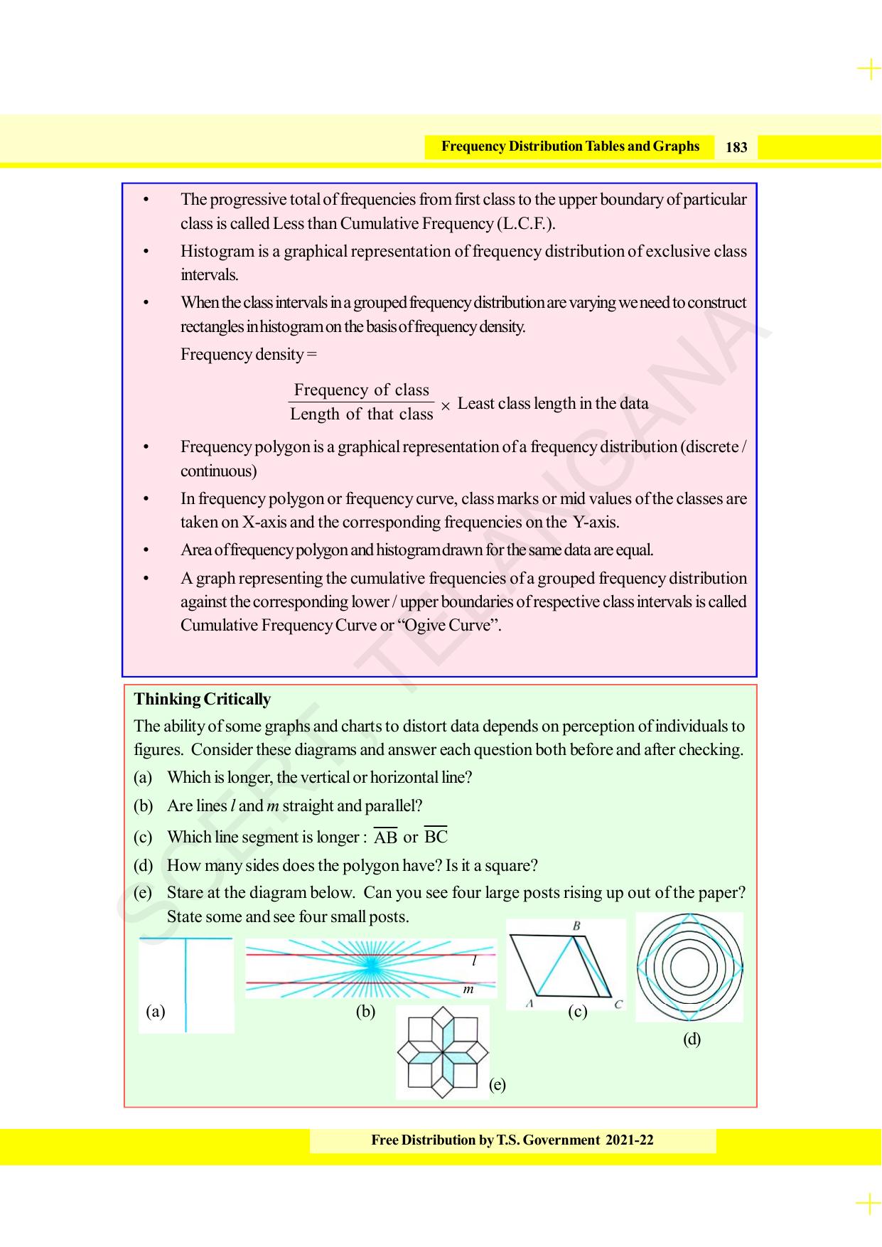 TS SCERT Class 8 Maths (English Medium) Text Book - Page 195