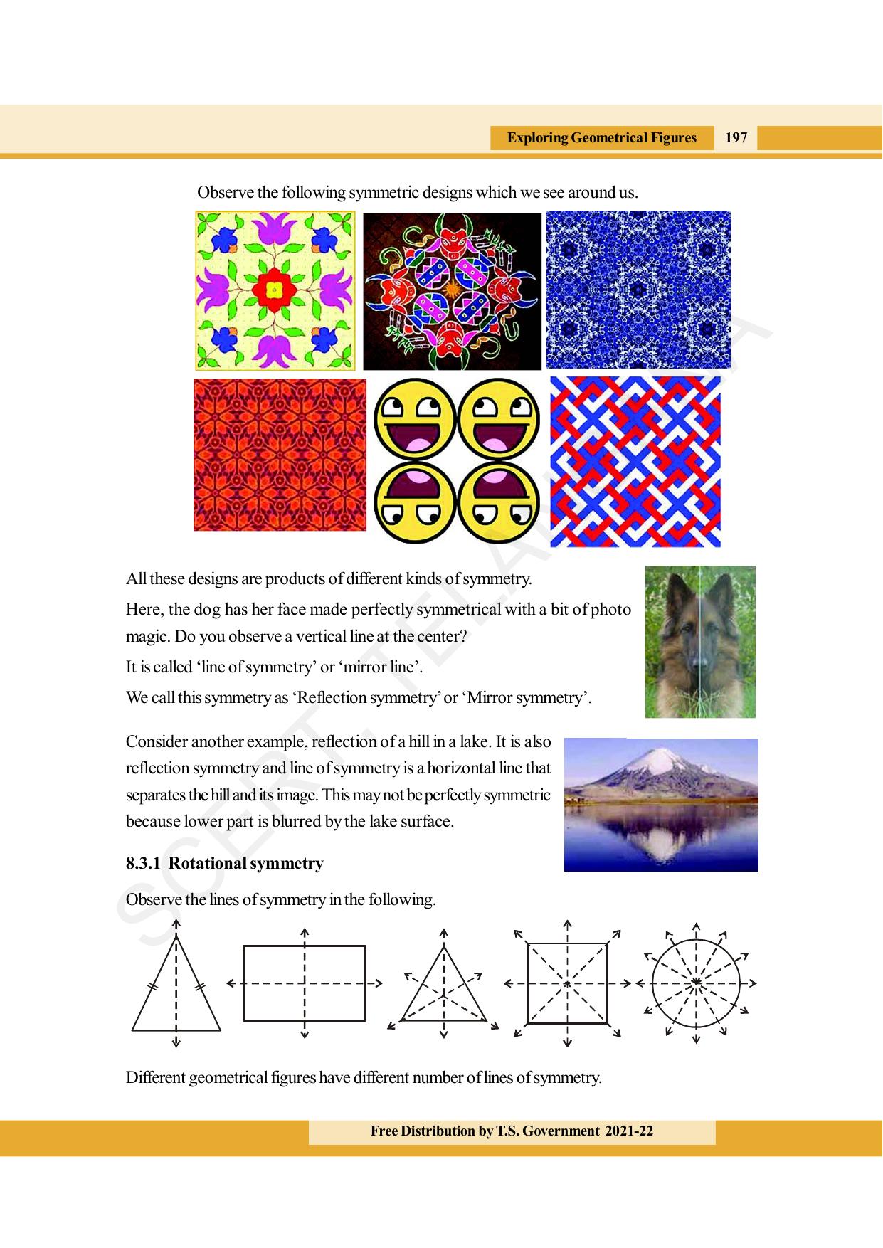 TS SCERT Class 8 Maths (English Medium) Text Book - Page 209