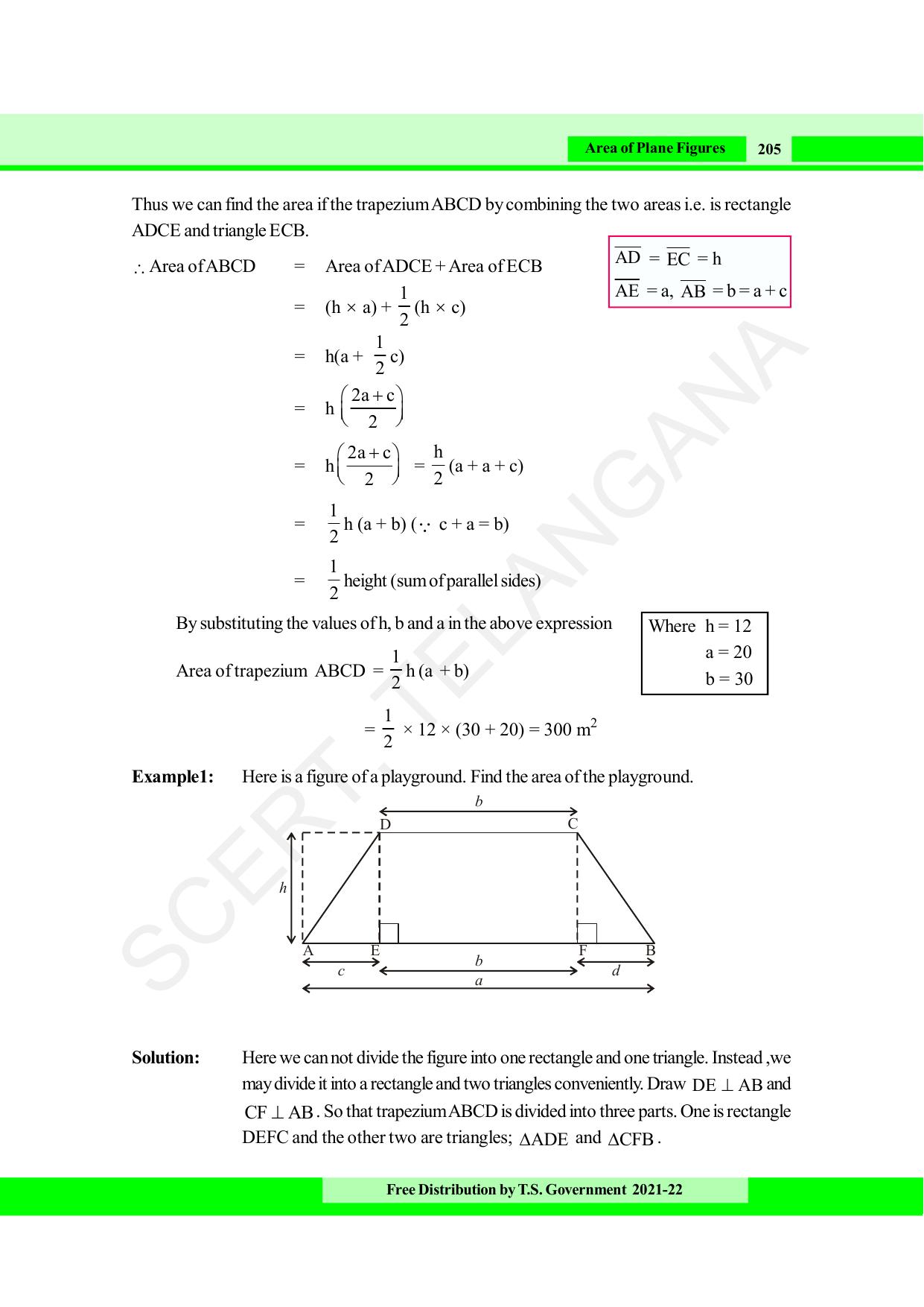 TS SCERT Class 8 Maths (English Medium) Text Book - Page 217
