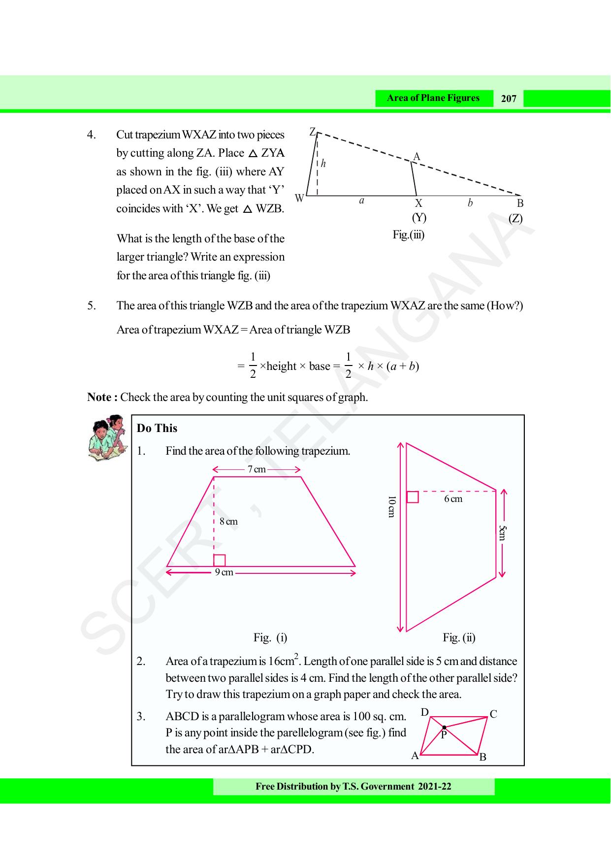 TS SCERT Class 8 Maths (English Medium) Text Book - Page 219