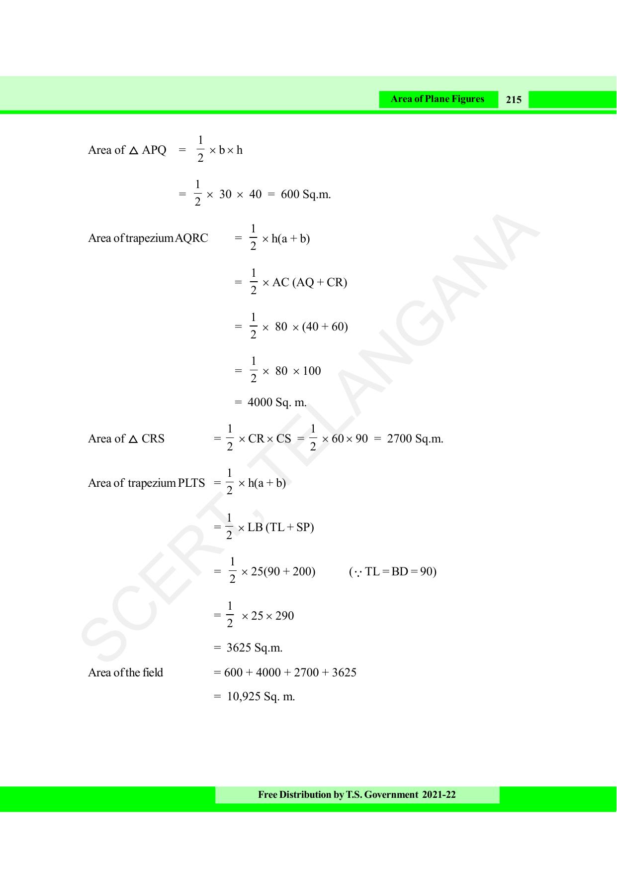TS SCERT Class 8 Maths (English Medium) Text Book - Page 227