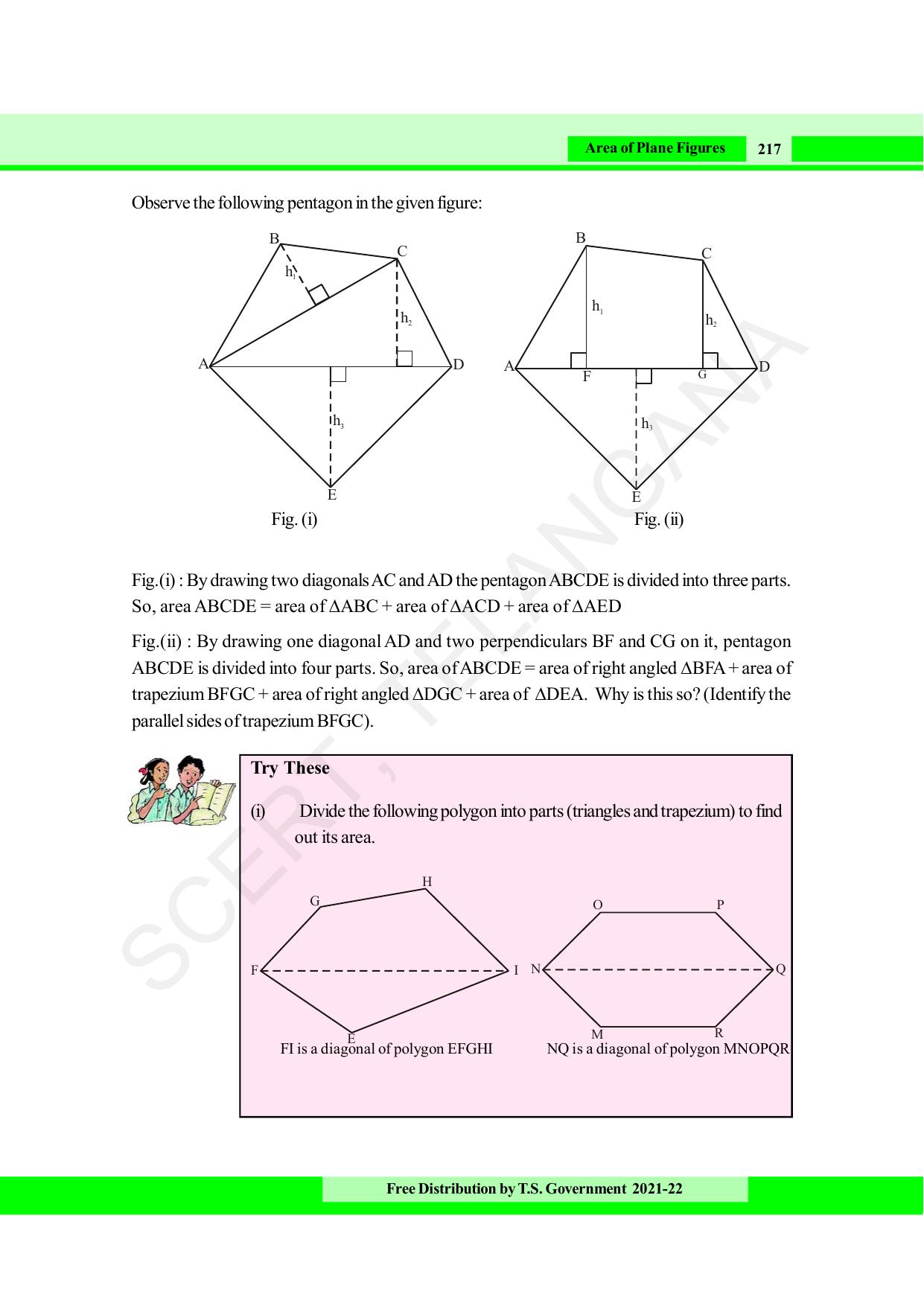 TS SCERT Class 8 Maths (English Medium) Text Book - Page 229
