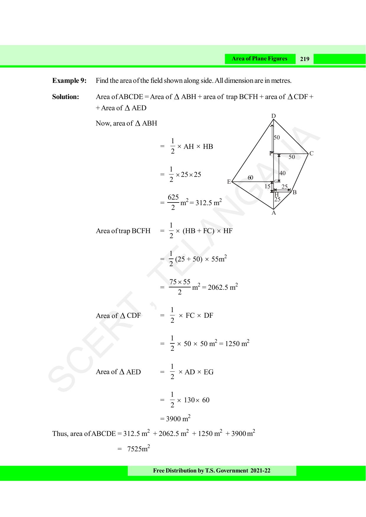 TS SCERT Class 8 Maths (English Medium) Text Book - Page 231