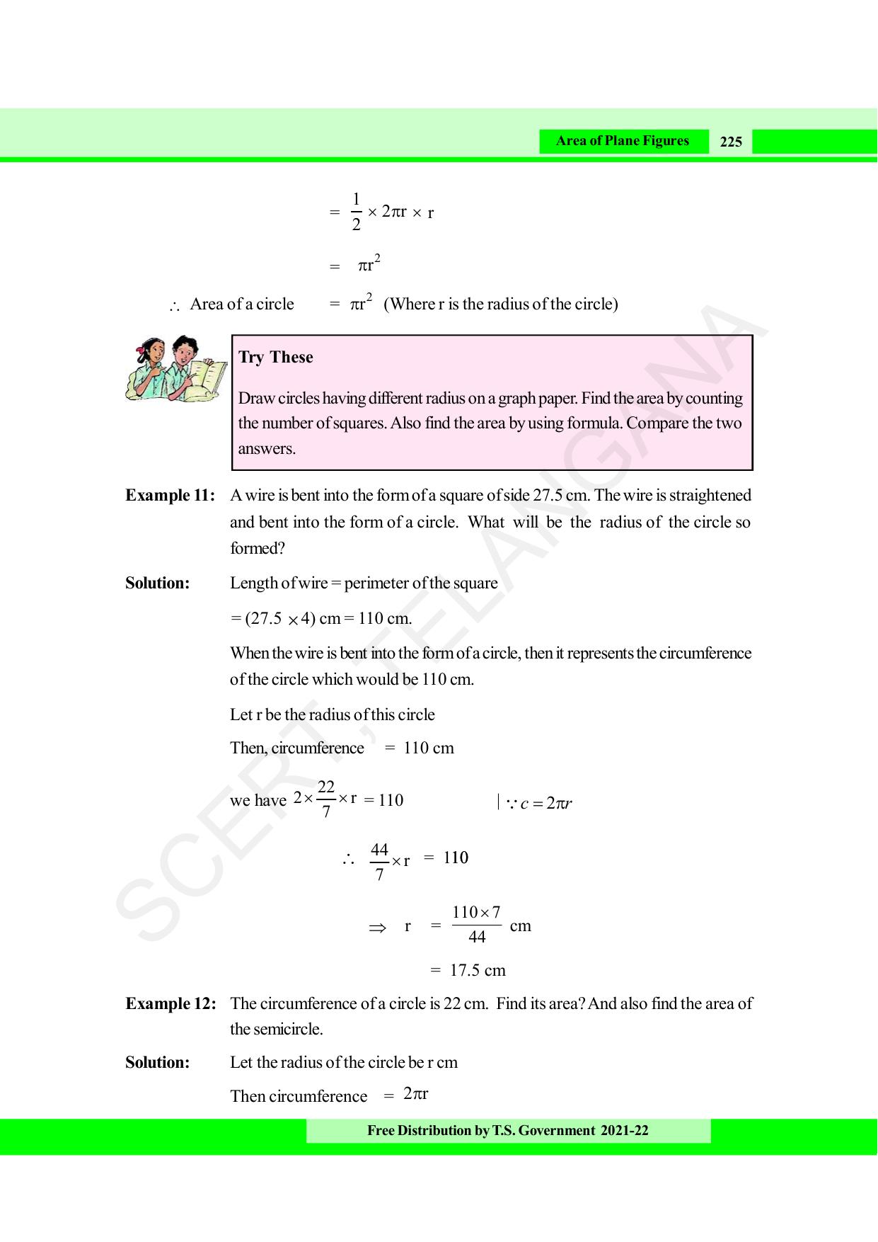 TS SCERT Class 8 Maths (English Medium) Text Book - Page 237