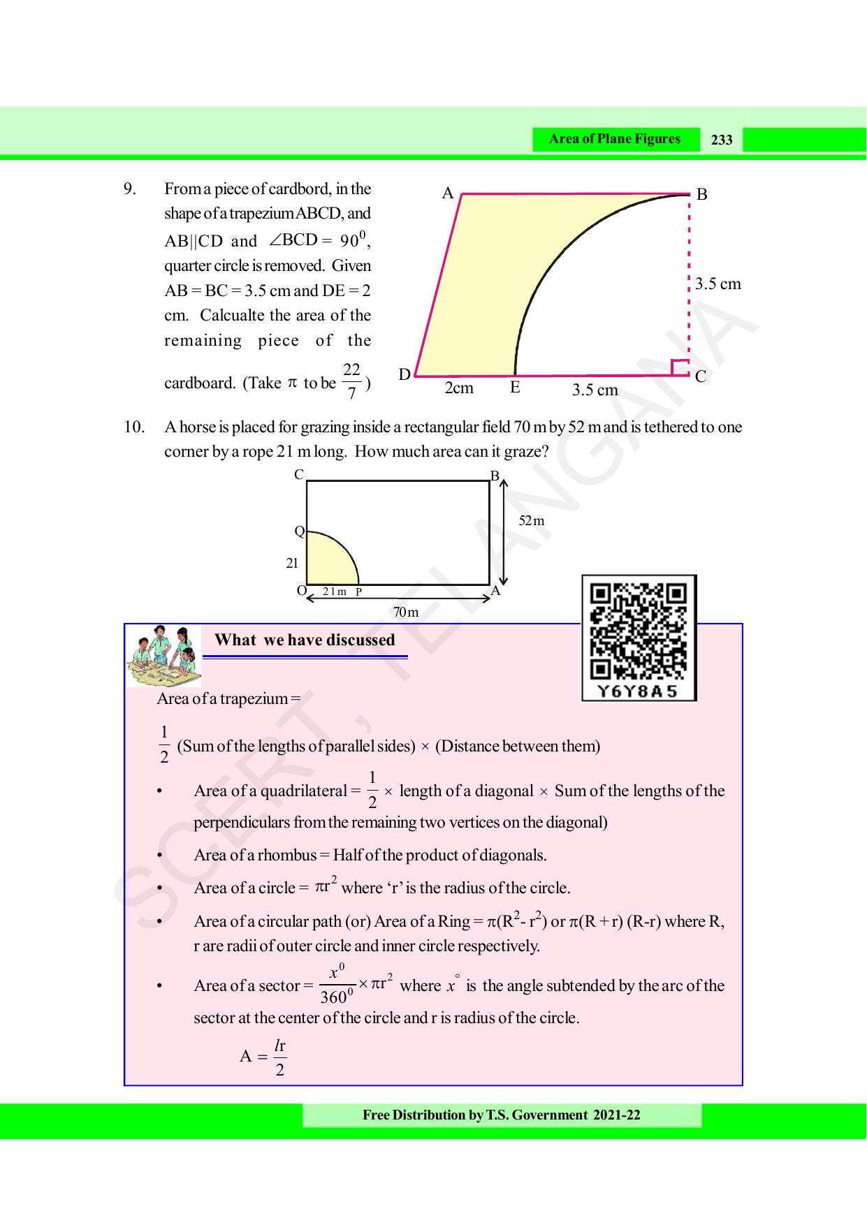 TS SCERT Class 8 Maths (English Medium) Text Book - Page 245