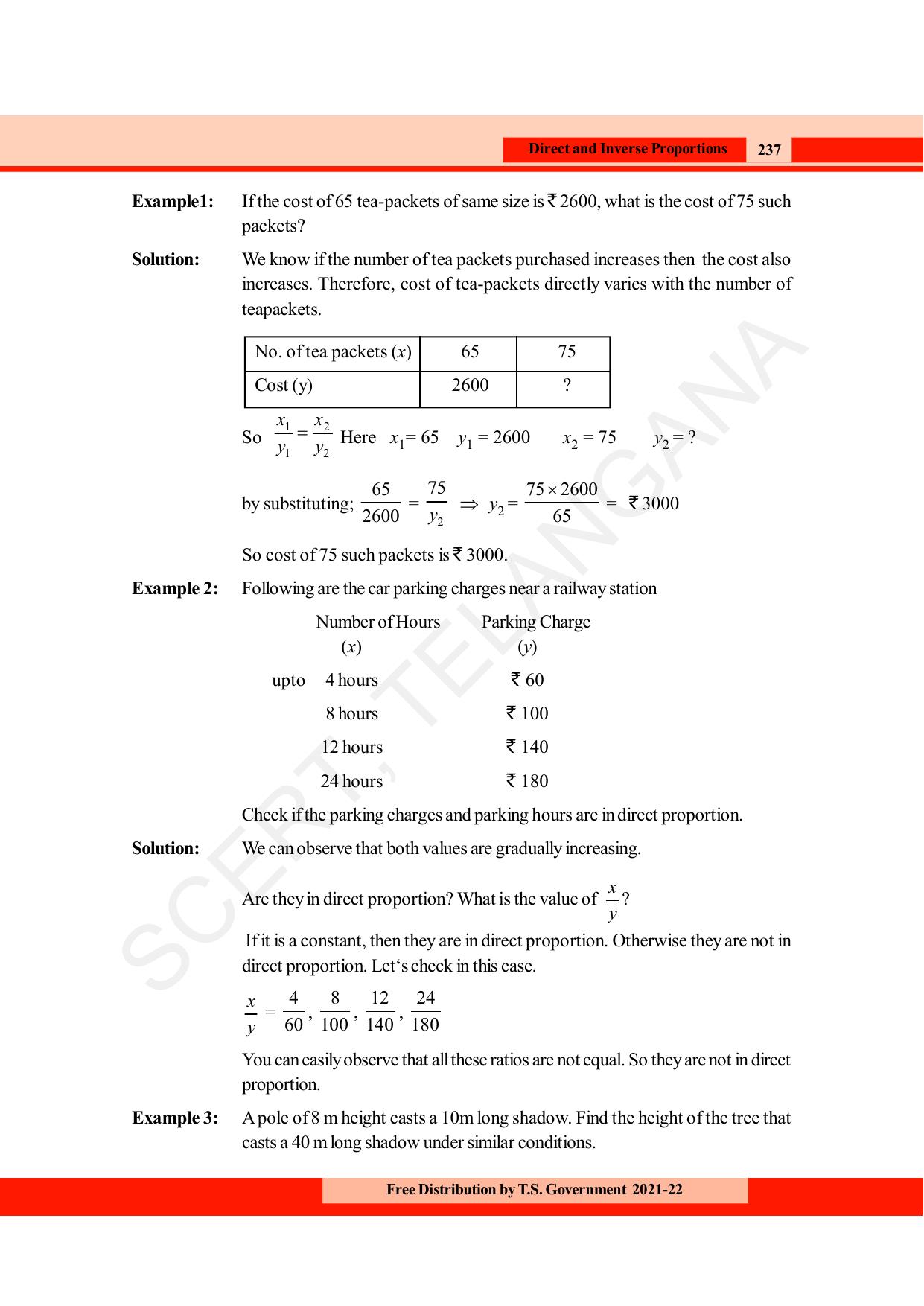 TS SCERT Class 8 Maths (English Medium) Text Book - Page 249