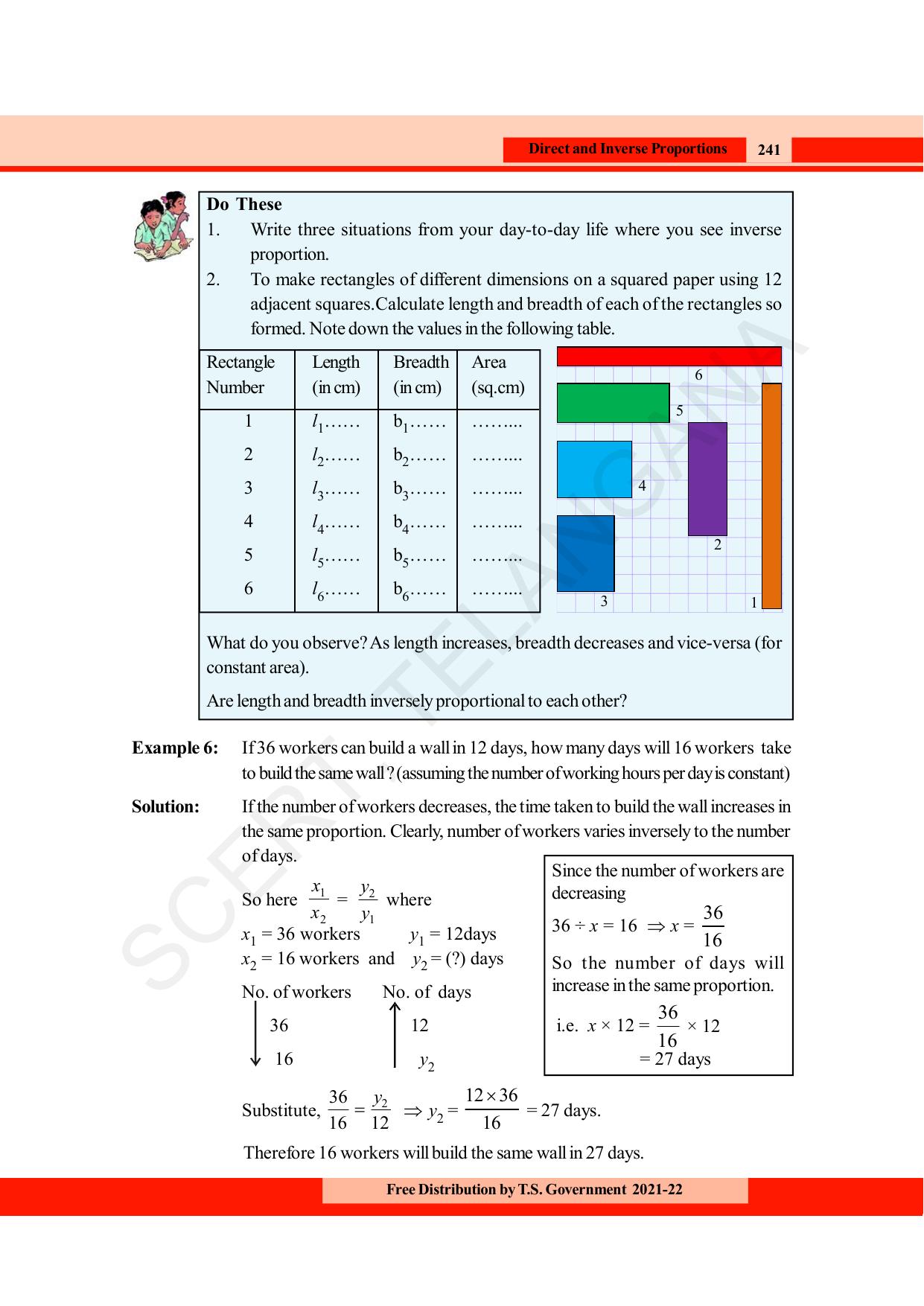 TS SCERT Class 8 Maths (English Medium) Text Book - Page 253