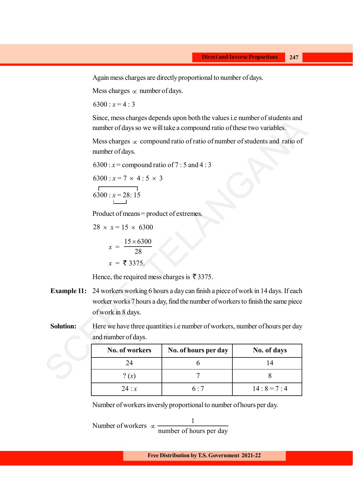 TS SCERT Class 8 Maths (English Medium) Text Book - Page 259