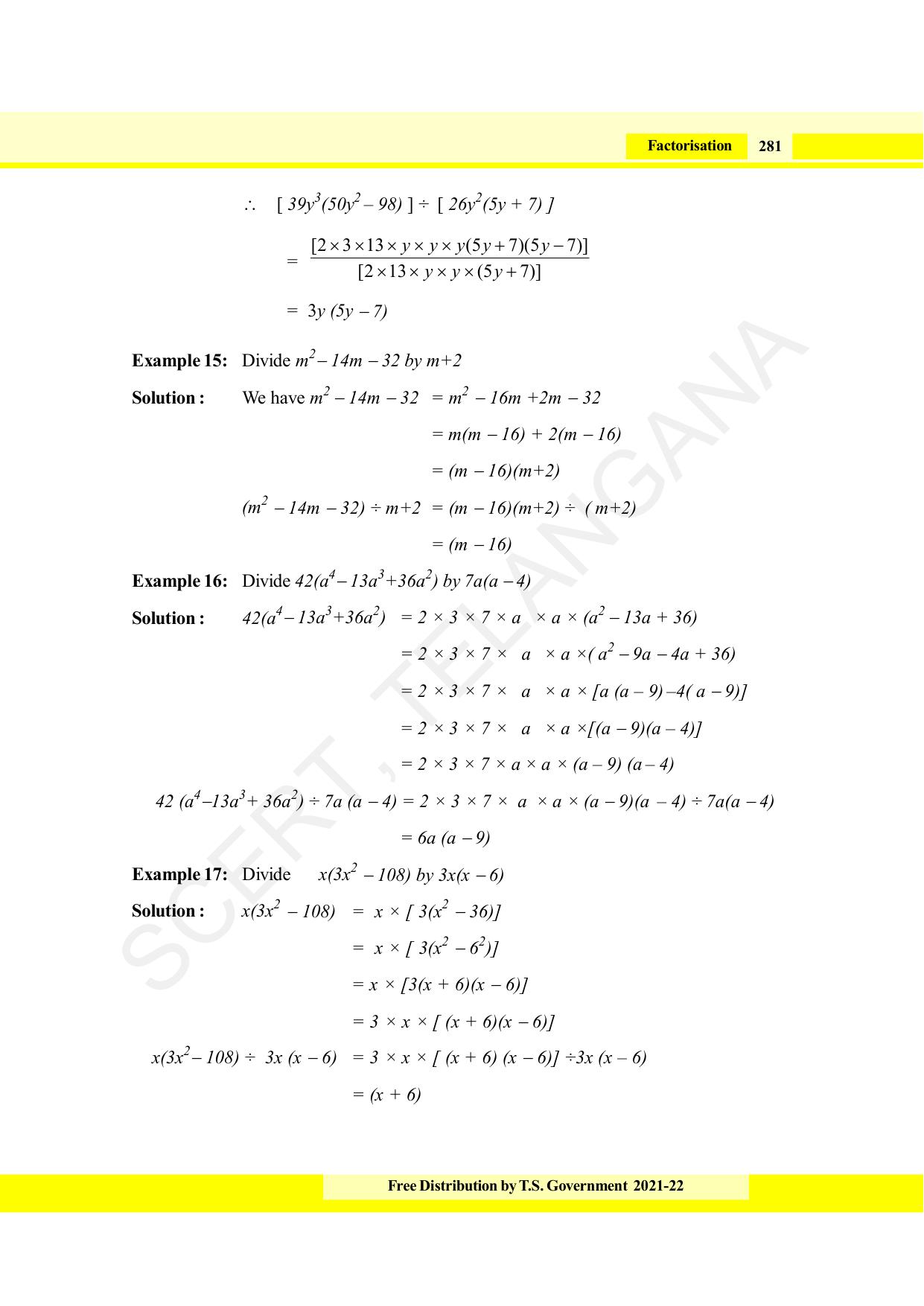 TS SCERT Class 8 Maths (English Medium) Text Book - Page 293